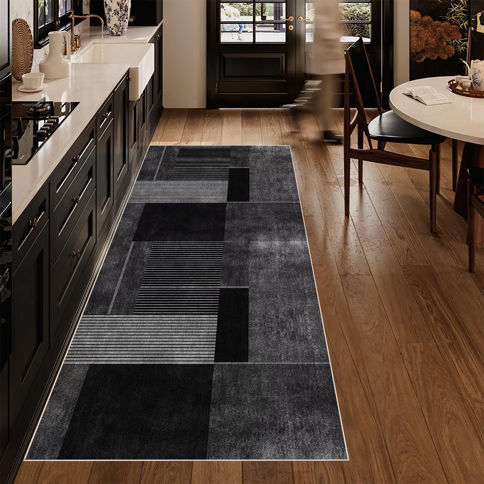 50 x 220 cm Tappeto Passatoia Cucina Antiscivolo Lavabile