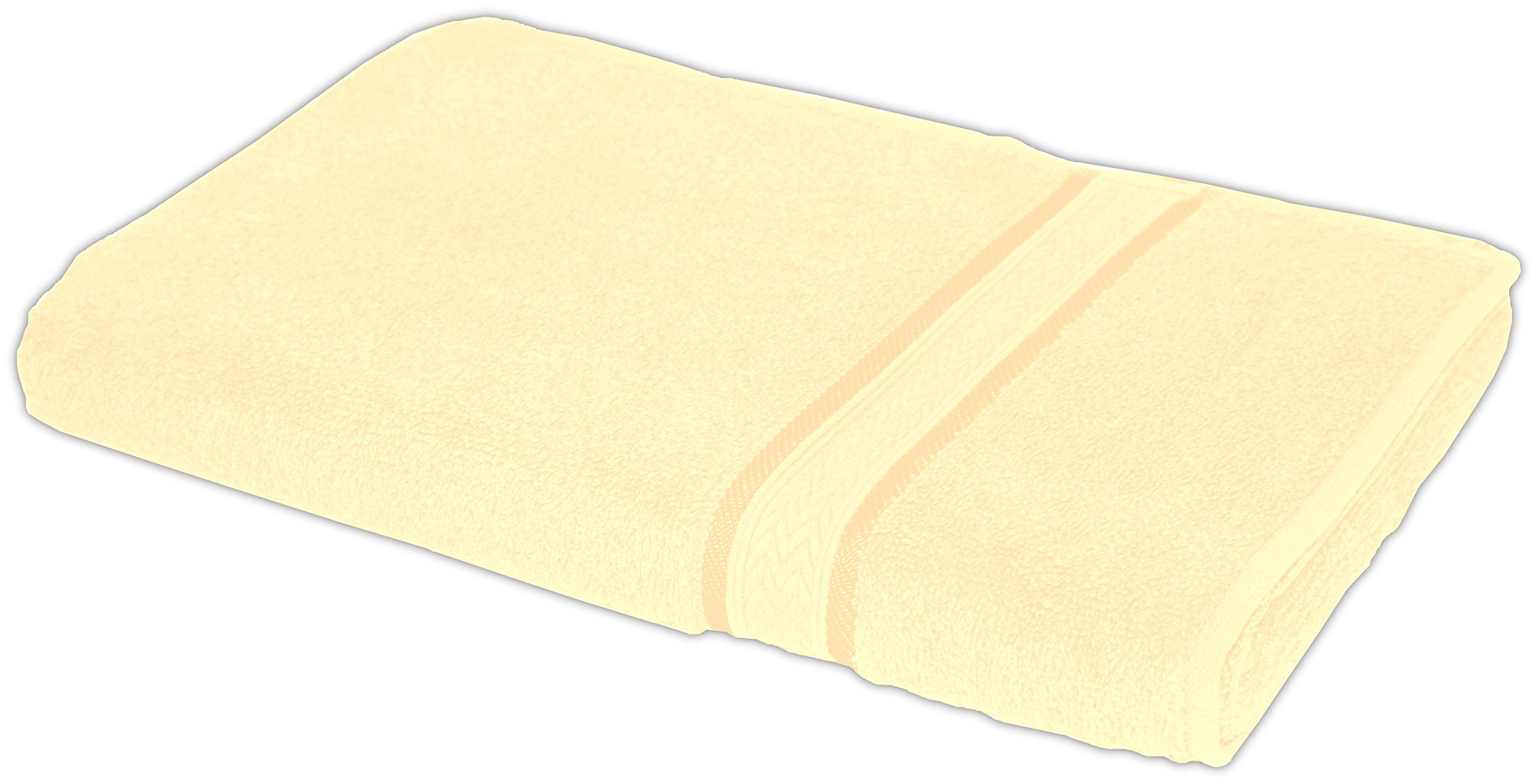 10x Walkfrottier Handtücher Badetuch Duschtuch 140 x 70 cm 400 g/m² (Natur)