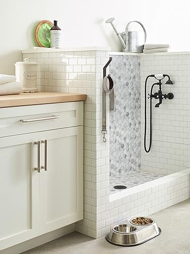 Miniatura 9 de Amerock H37003ORB - Gancho decorativo de pared Emerge de doble punta, gancho de bronce aceitado para abrigos, sombreros, mochilas, bolsos, ganchos