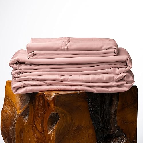 Olive + Crate - Juego de sábanas y fundas de almohada frescas de eucalipto, tamaño individual XL, 100% fibra Tencel certificada de Austria, ropa de