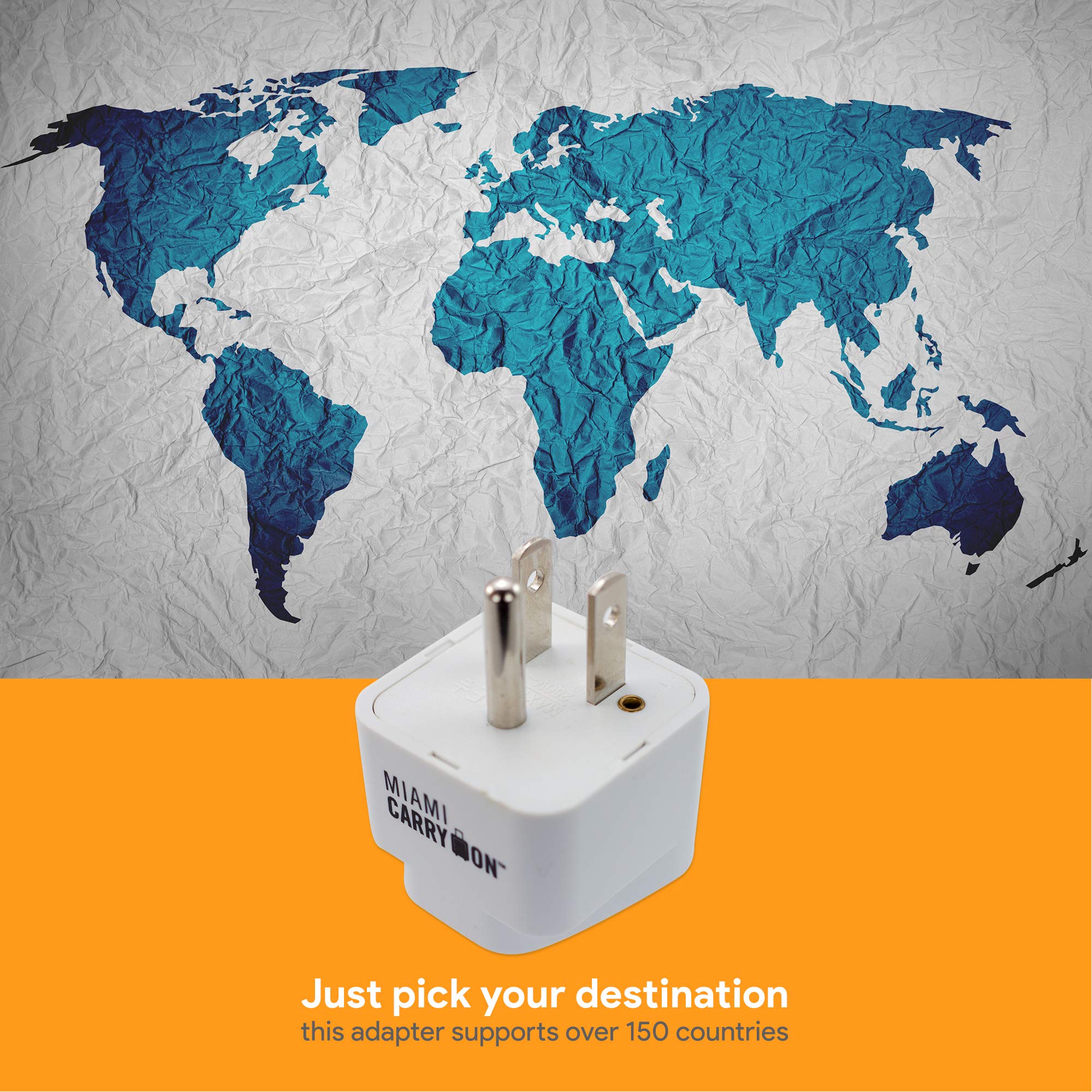 Amazon.com: Naftali Inc. TLK303WH Miami Carry-on Universal Travel