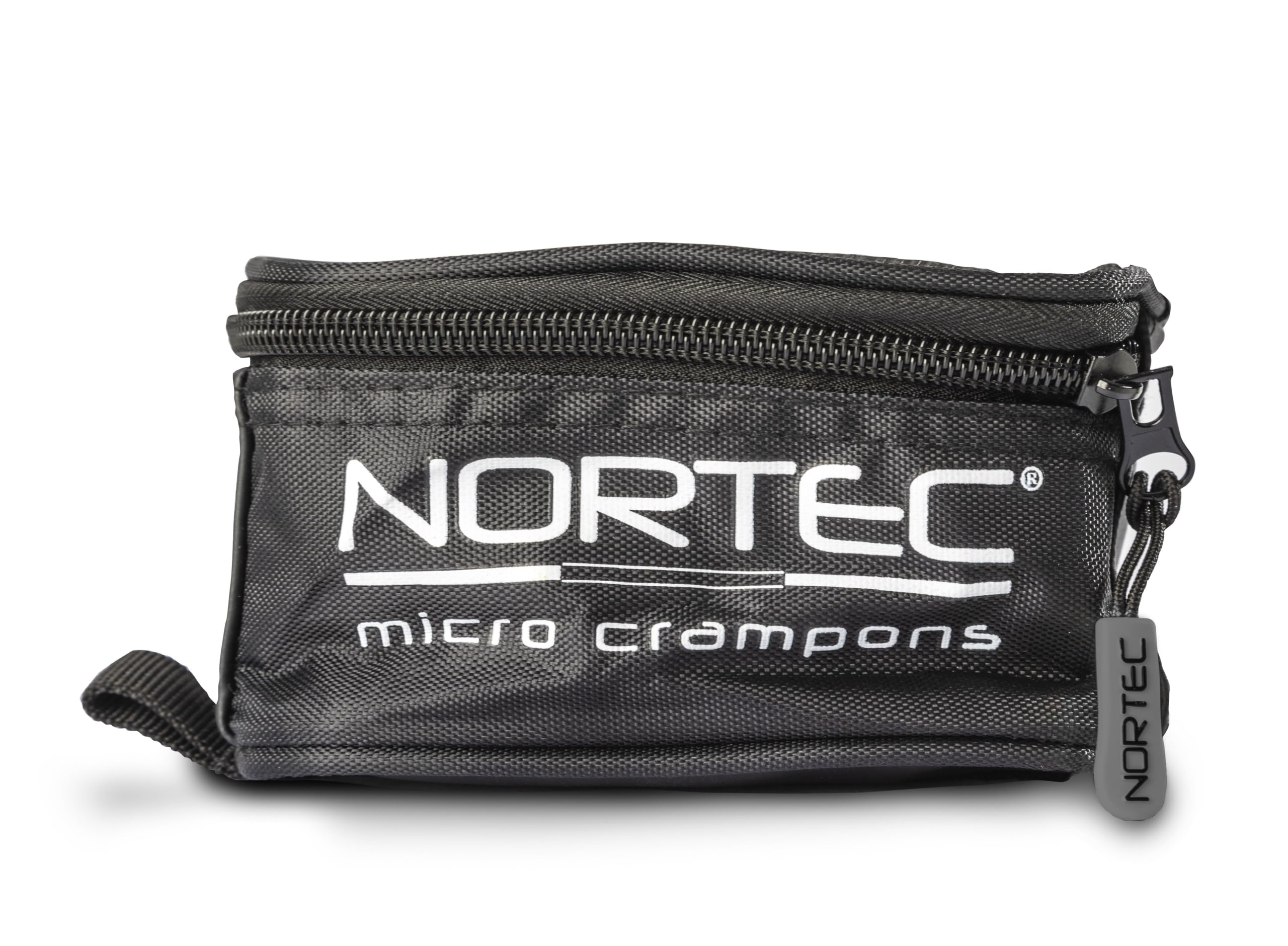 Nortec Ramponcini NORDIC 2.4 per Escursionismo e Trail Running invernale su Ghiaccio e Neve, Made in Italy, Micro Ramponi Scarpe Leggeri con Custodia