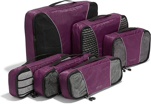 eBags Classic 6 Piece Packing Cube Set