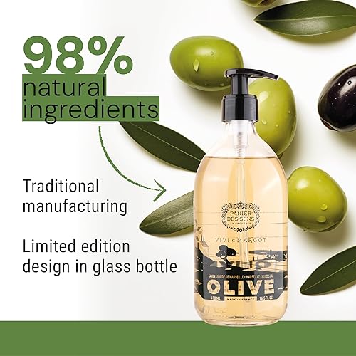 Miniatura 81 de Panier des Sens - Jabón líquido de manos - Jabón de manos con almendras - Jabón de manos hidratante francés de Marsella con aceite de coco - Cocina