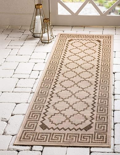 Vista 48 de Unique Loom Alfombra Colección enrejado Marroquí Celosía Transicional Interior y Exterior, Polipropileno Gris/Plateado