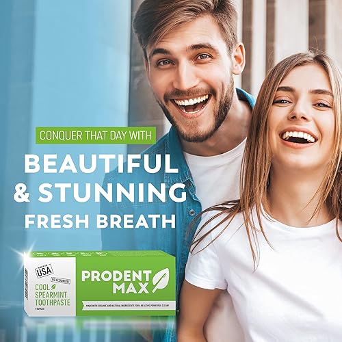 Miniatura 6 de Cool Spearmint Pasta de dientes natural, pasta de dientes blanqueadora para la salud oral y de las encías, para adultos y niños, pasta de dientes