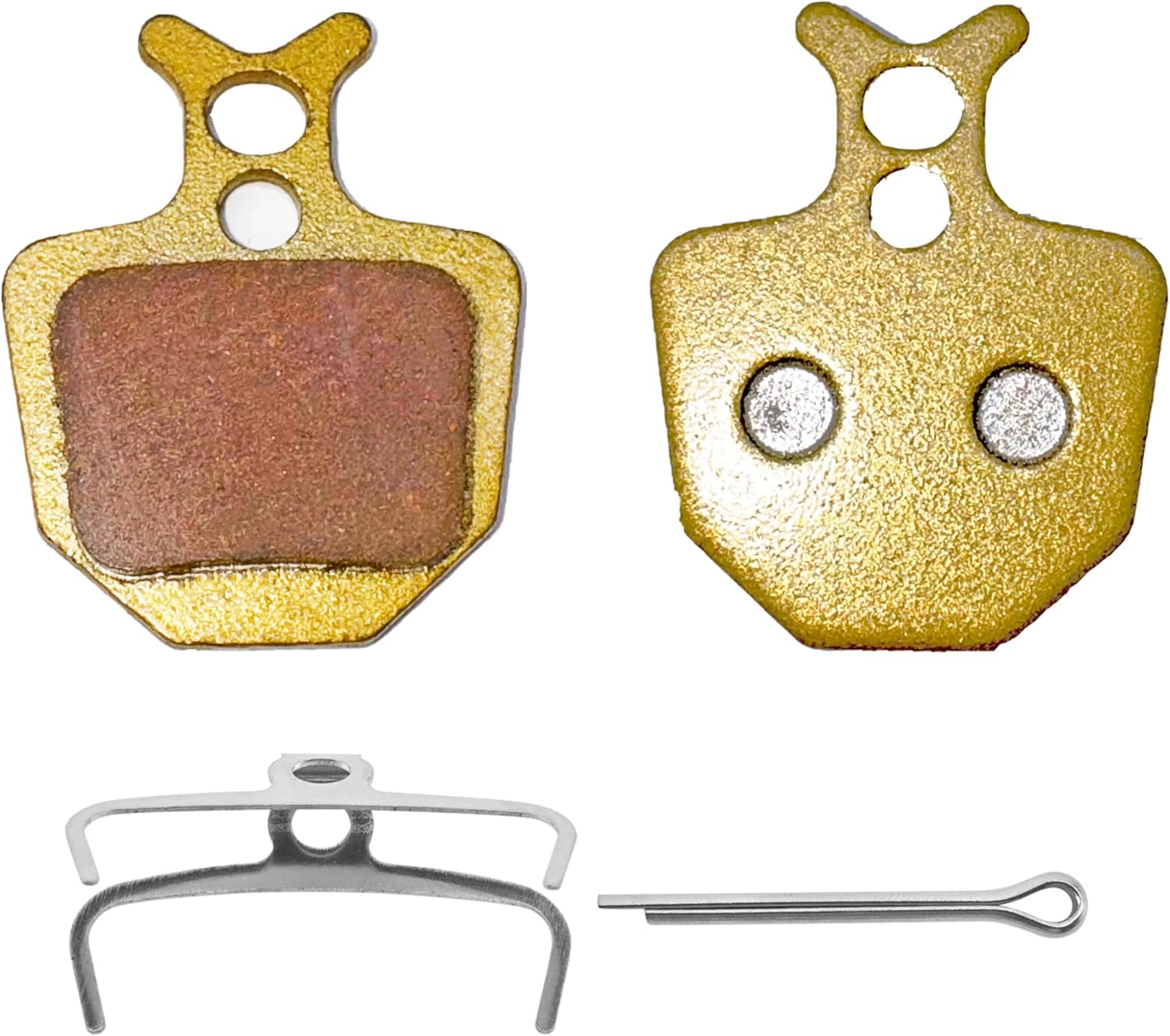 Inkesky Disc Brake Pads, Metal, Compatible with Jetson Haze Electric Bike, Formula ORO K18 /K24/Bianco, Giant DA6 DA7 DA8,Clarks VX833-2 Pairs