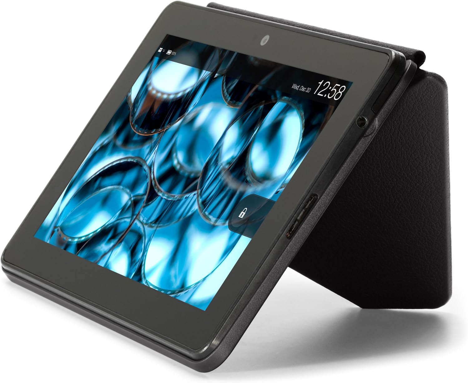 Amazon Kindle Fire HDX Standing Leather Origami Case (will only fit Kindle Fire HDX 7"), Black