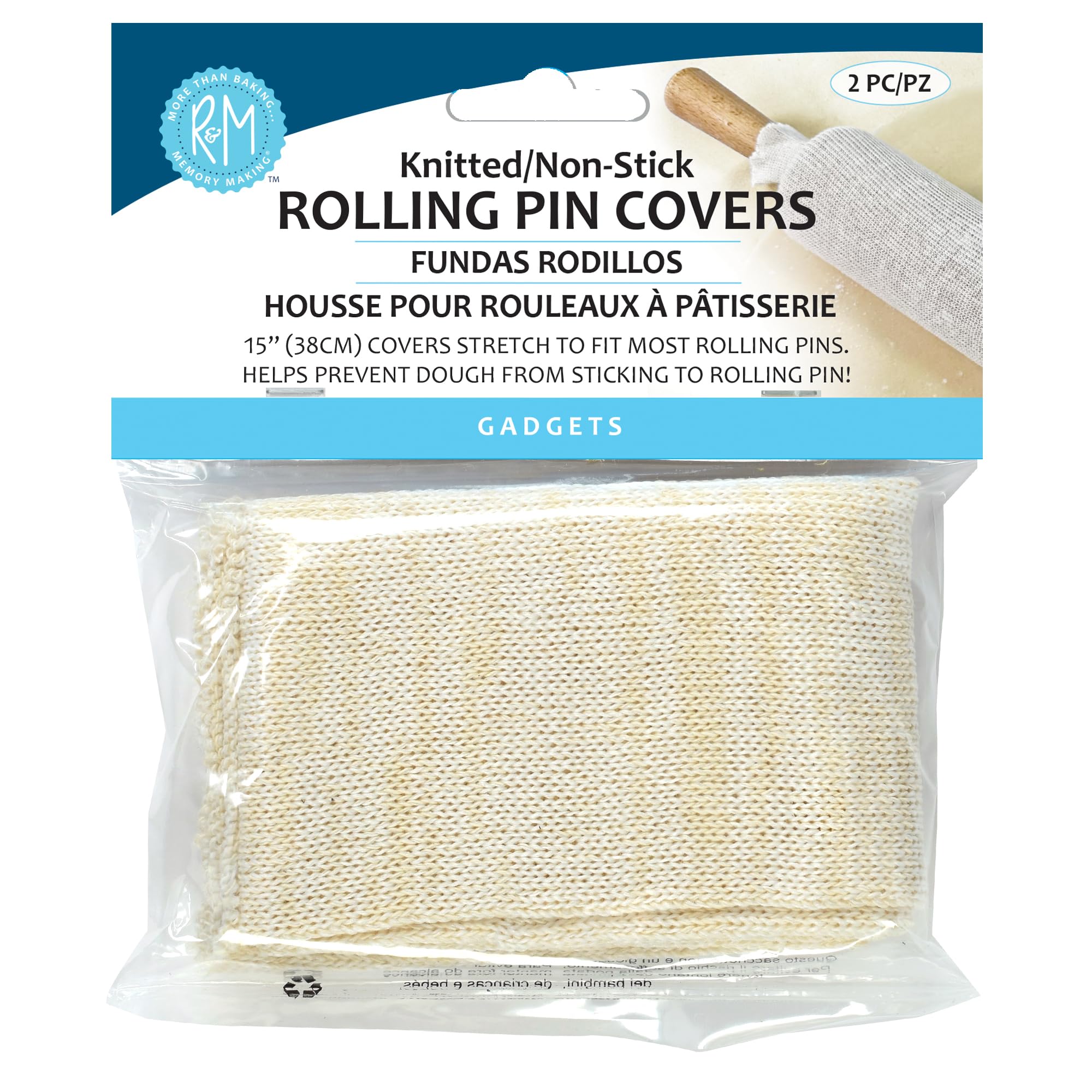 Cybrtrayd Rolling Pin, (2 Stück), beige