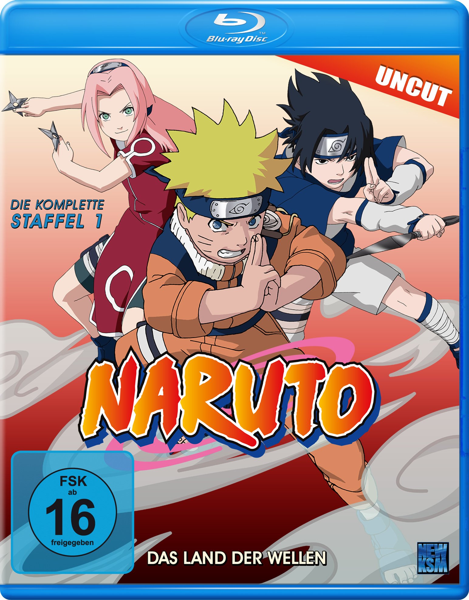 Naruto Blu-ray anime original, edición completa e íntegra uncut de Alemania