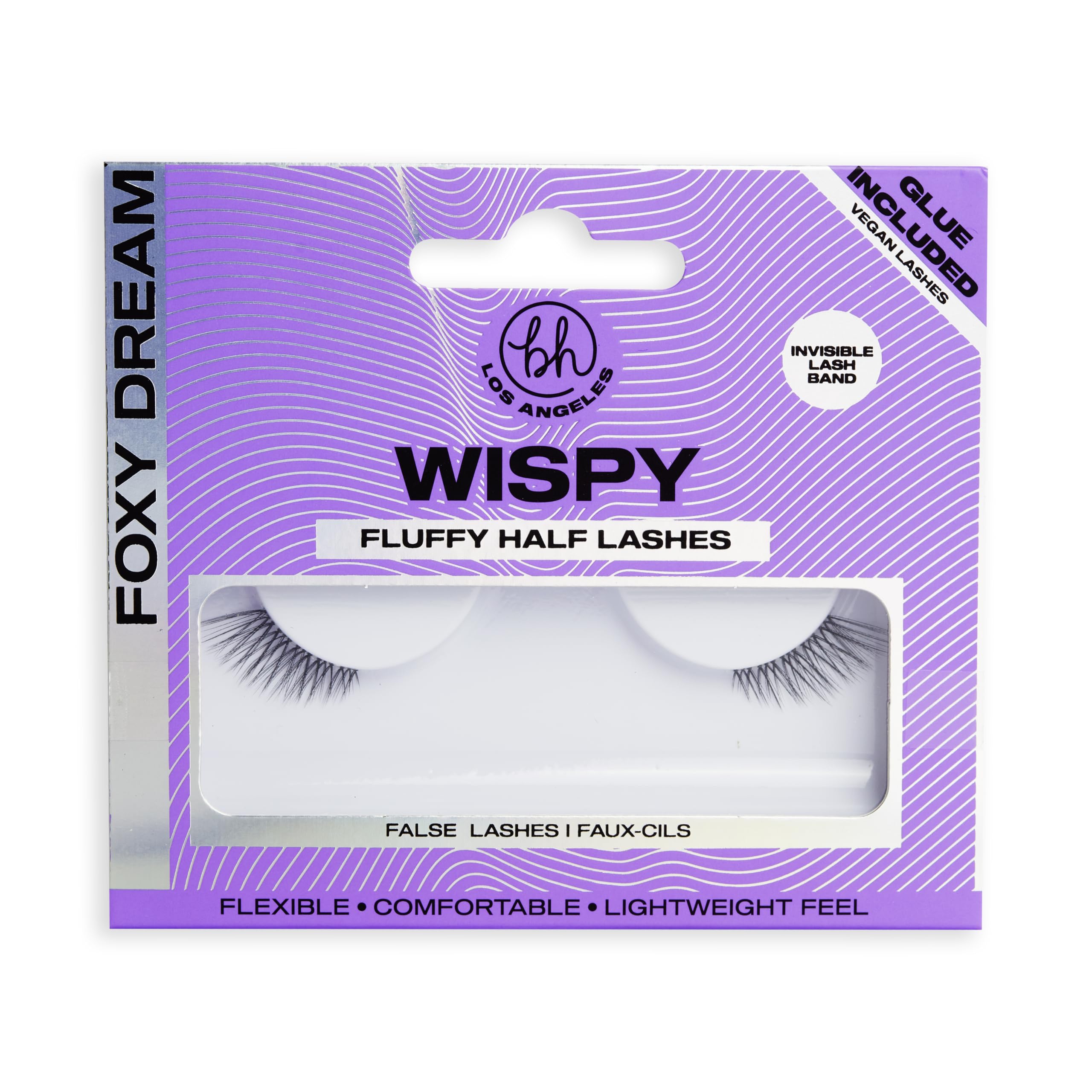 Biustonosz Los Angeles Wispy Half Lashes, naturalny wygląd i uczucie, aby dodać długości, Foxy Dream