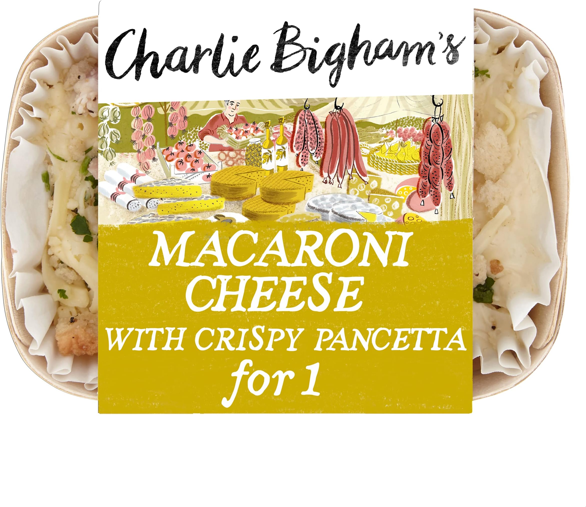 Charlie Bigham's Macaroni Cheese with Crispy Pancetta, 340g
