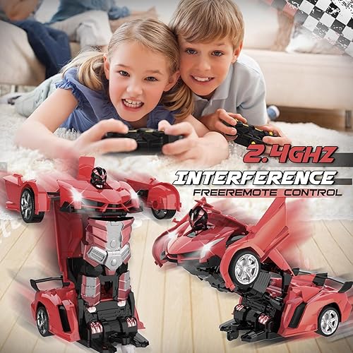 Miniatura 4 de Transform Remote Control Car Toy for Kids 4 5 6 7 8, Remote Control Car for Boys 4-7, Transform Cars for Boys 4-6, Toy Car 5 Year Old Boy, Toys for