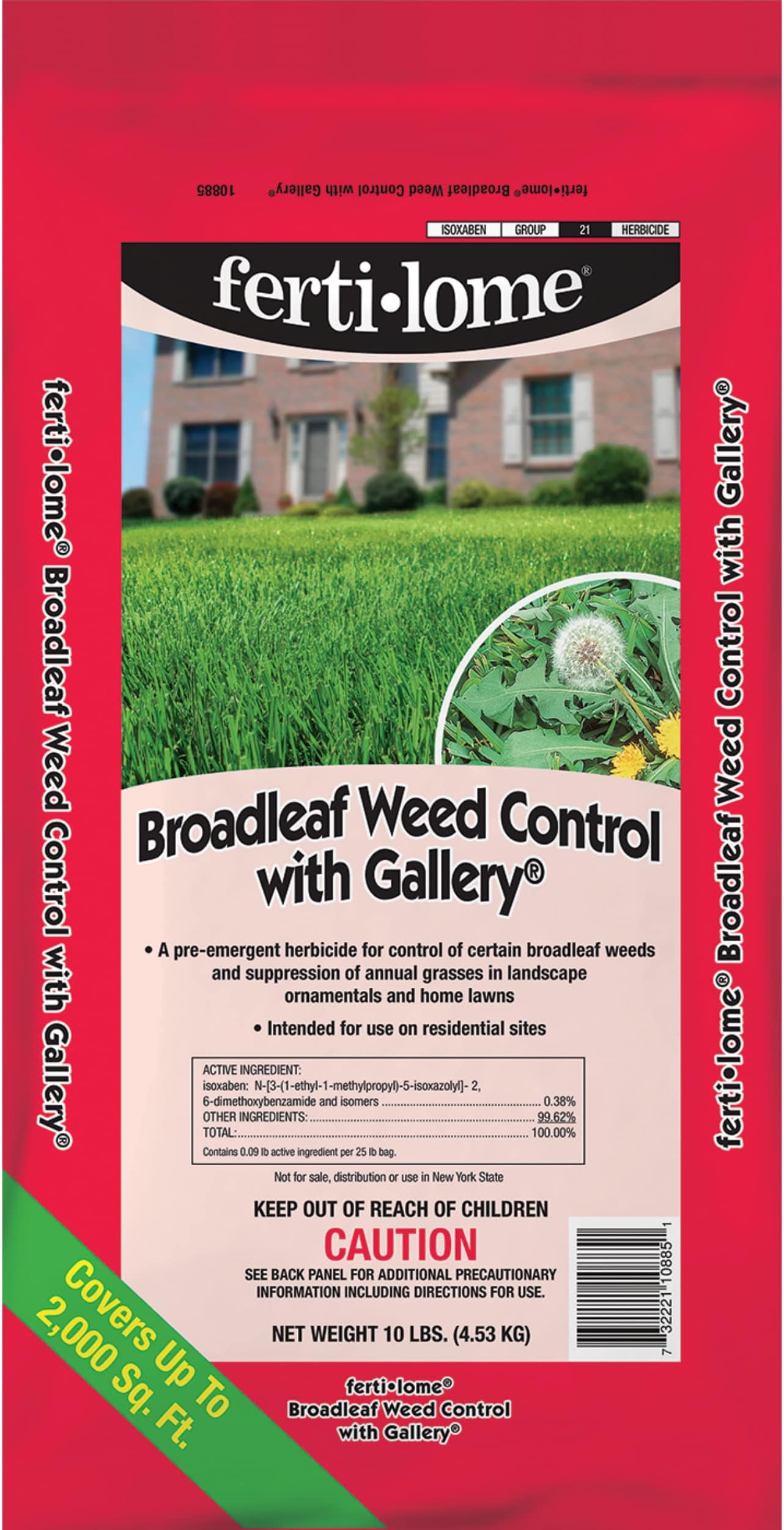 Fertilome (10885) Broadleaf Weed Control with Gallery (10 lbs.)