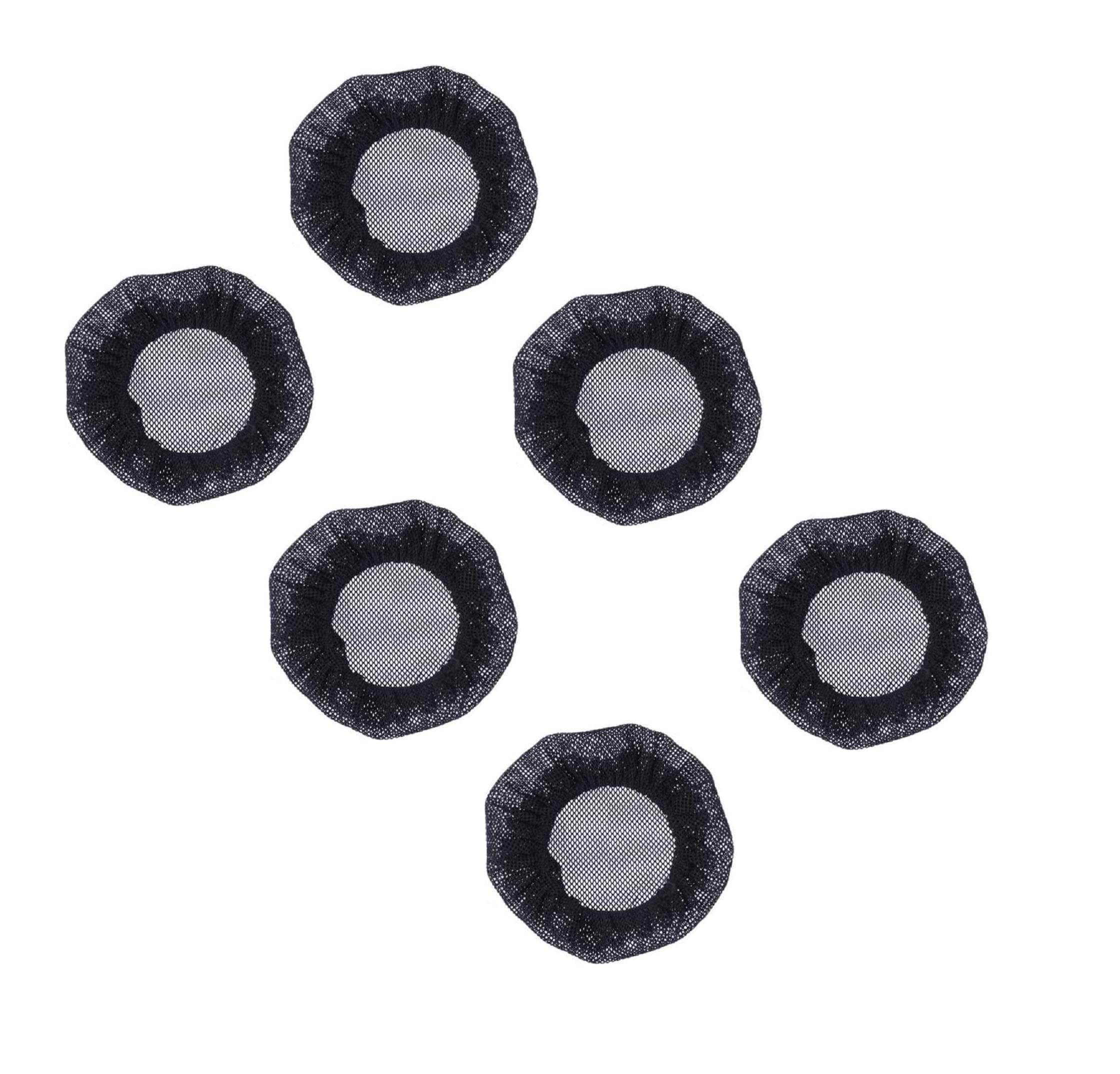 Qualité- (Pack of 6) Hair Styling Juda Net Hair Bun Net Hair net cover for Girls and Women Hair Net Bun Cover-image-49