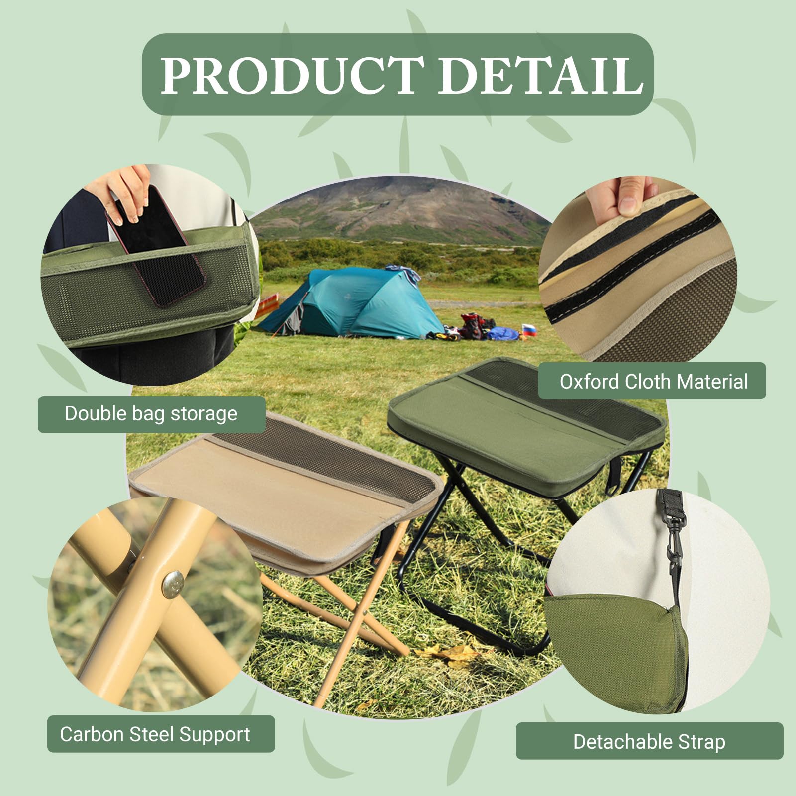 Amazon.com: Nicerice Portable Foldable Backpack Stool,Tiny