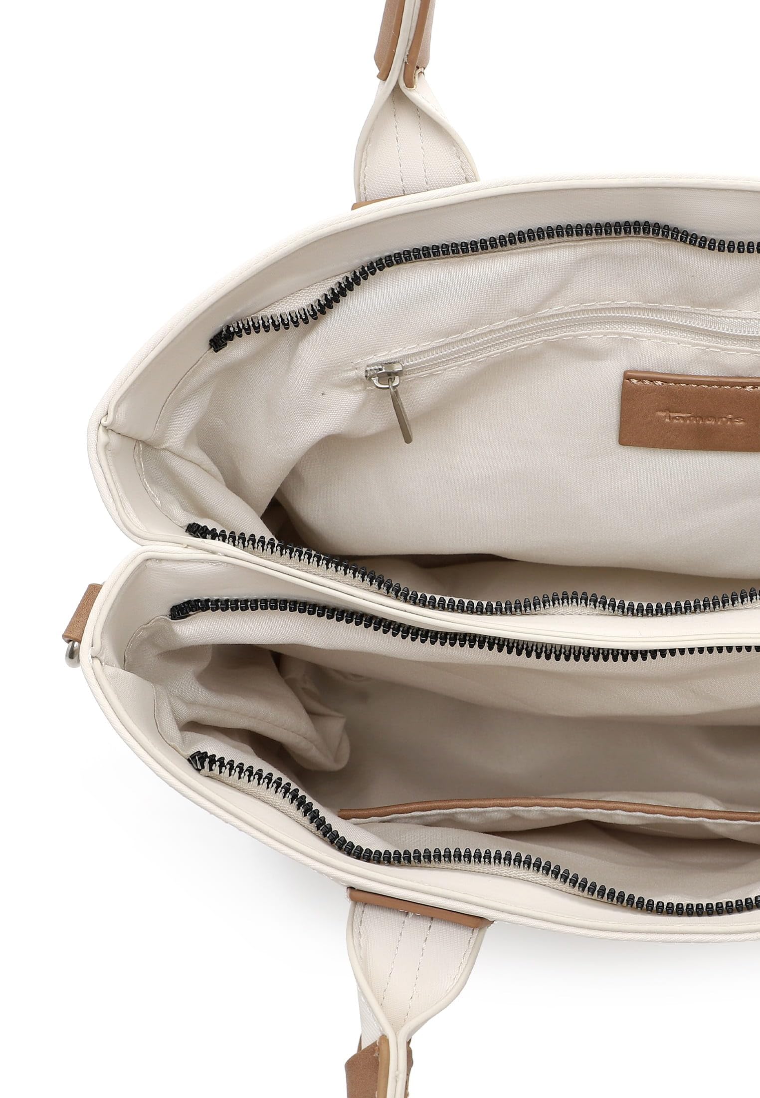 Tamaris Shopper TAS Kirsten 34444 Damen Handtaschen Zweifarbig beige 400