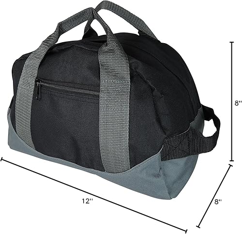 Miniatura 5 de Mini bolsa de lona de dos tonos de 12"