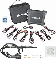 Hantek 1008B Osciloscópio de diagnóstico automotivo de 8 canais/cartão DAQ/gerador programável de 8 canais