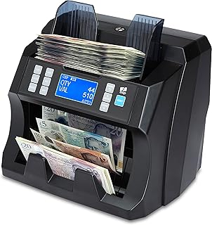 ZZap Banknote Counter & Counterfeit Detector - Money Cash Cu