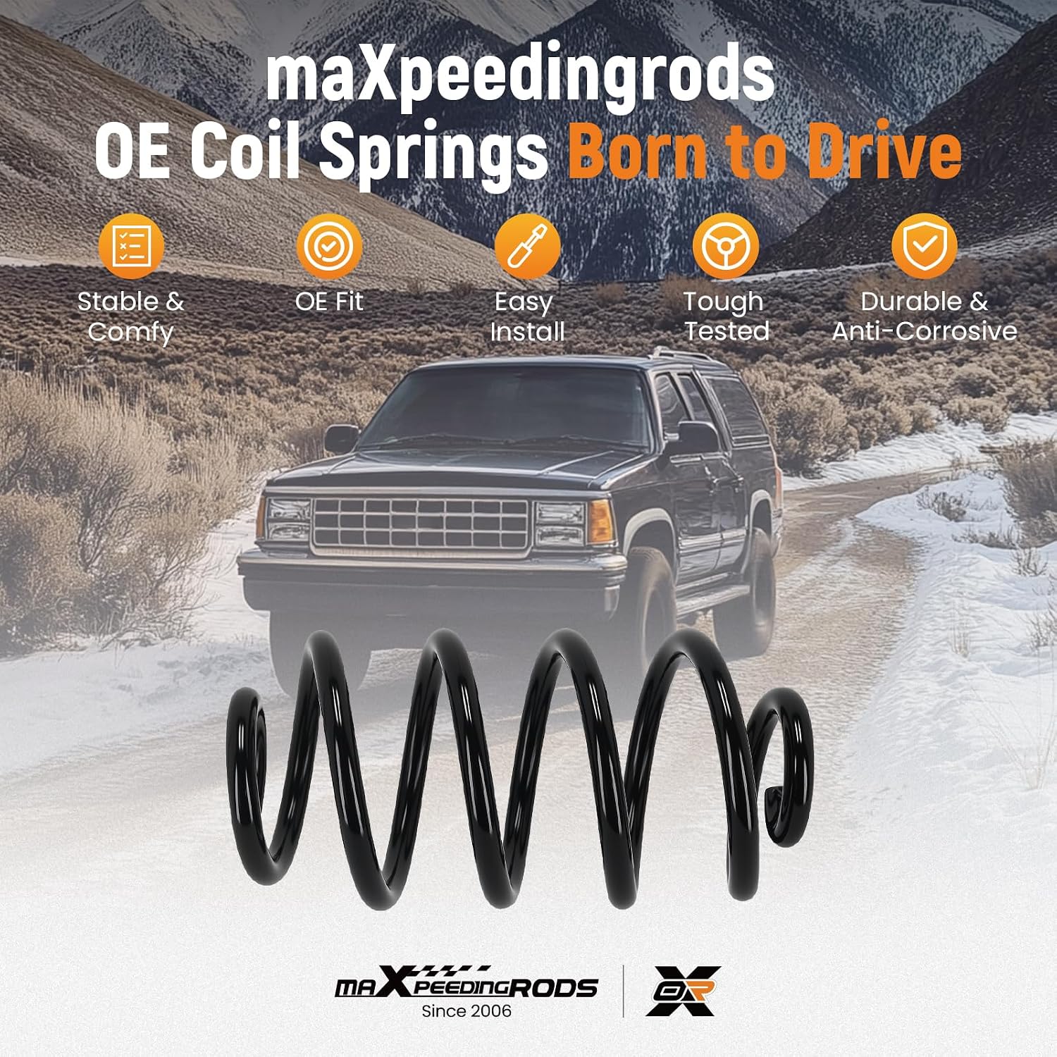maXpeedingrods 81733 Rear Coil Spring for Buick Encore 2013-2019