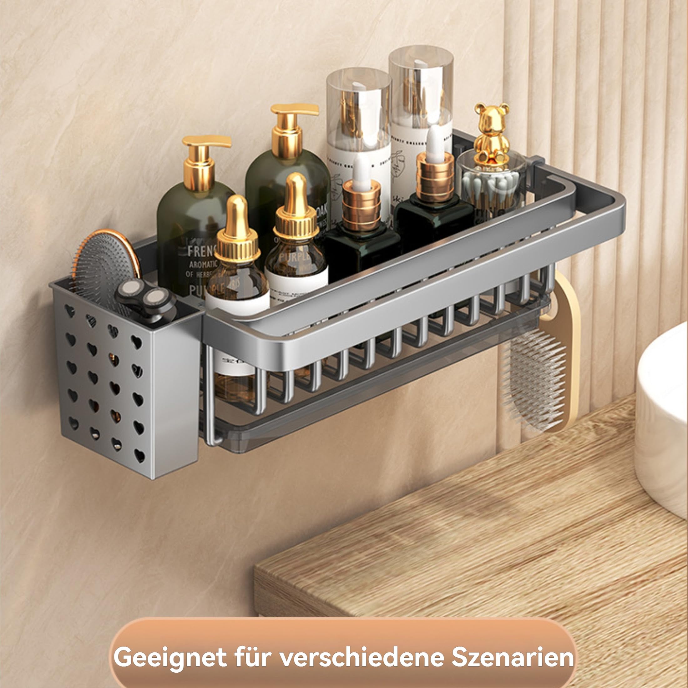 Spülbecken Organizer, Küchen Organizer, Utensilien Korb für Küche & Badezimmer, Waschbecken Organizer Schwammablage Küchen Küche Spüle Organizer für Küchenzubehör Schwamm/Bürste/Spülseife(W02)