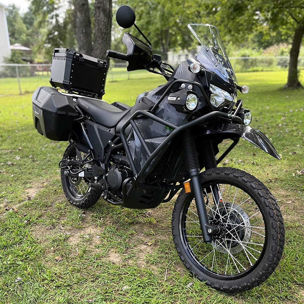 Top Case pour Moto en Alliage D'aluminium 28L 36L 45L 55L 65L 80L 100L Coffre De Moto Boîte De Rangement Étanche avec Serrure De Sécurité Top Case pour Scooter (Color : X-Black, Size : 80L)