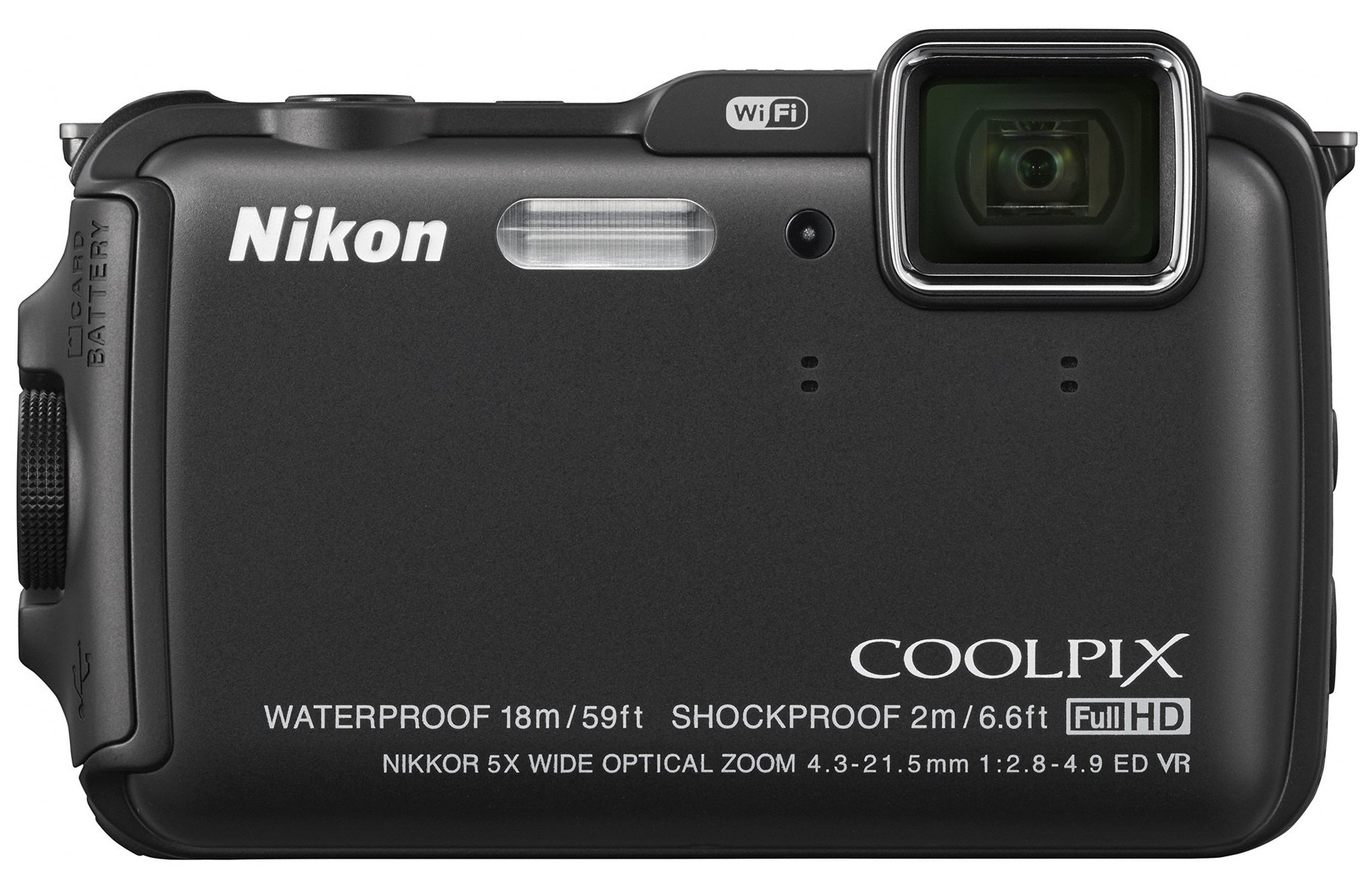 Buy Nikon Coolpix AW120 16MP Point and Shoot Camera (Black) with