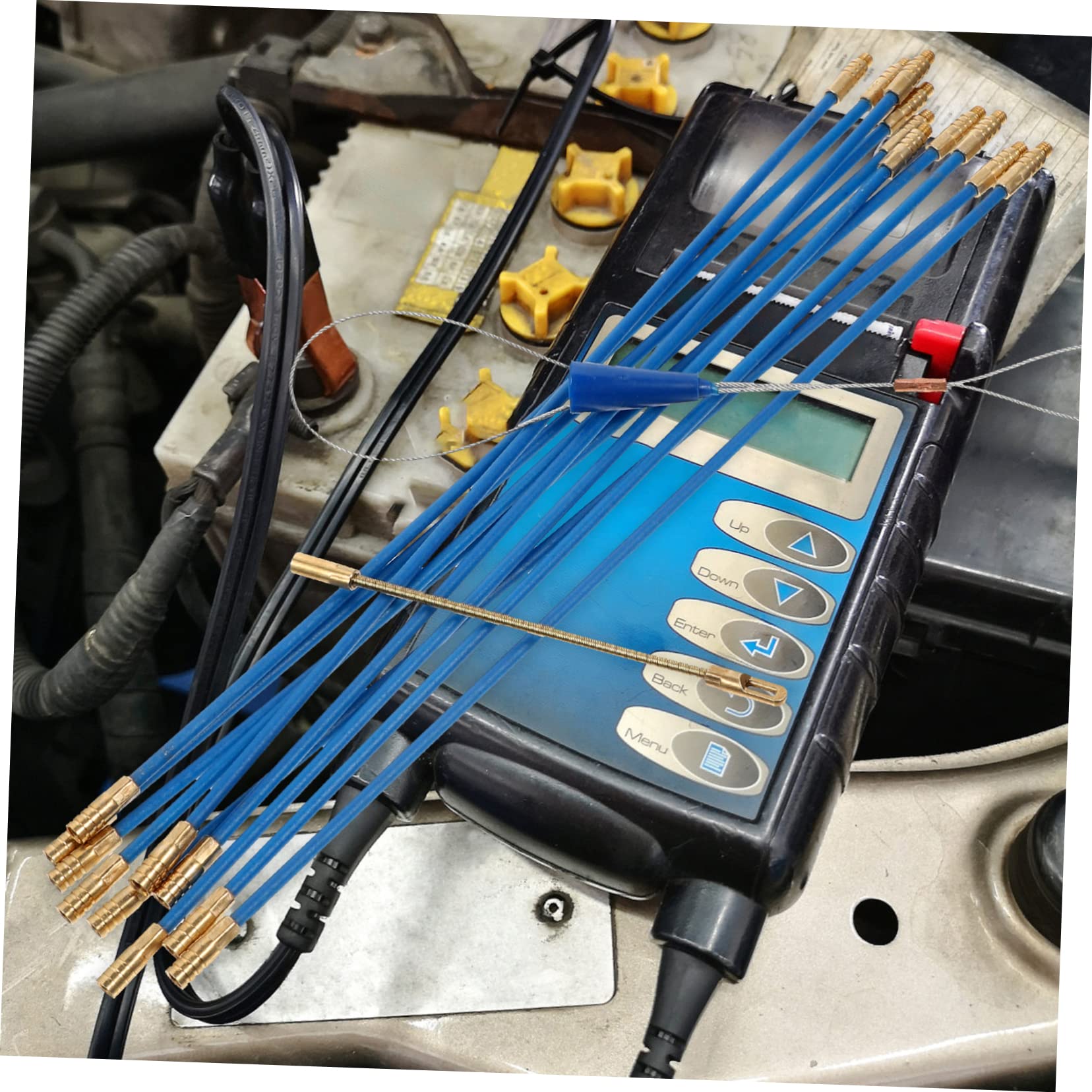 UKCOCO 2sätze Fiberglas-kabelziehhilfe Für Elektroinstallationen Teiliges Flexibles Ziehwerkzeug Mit Fischband Für Effizientes Kabelmanagement