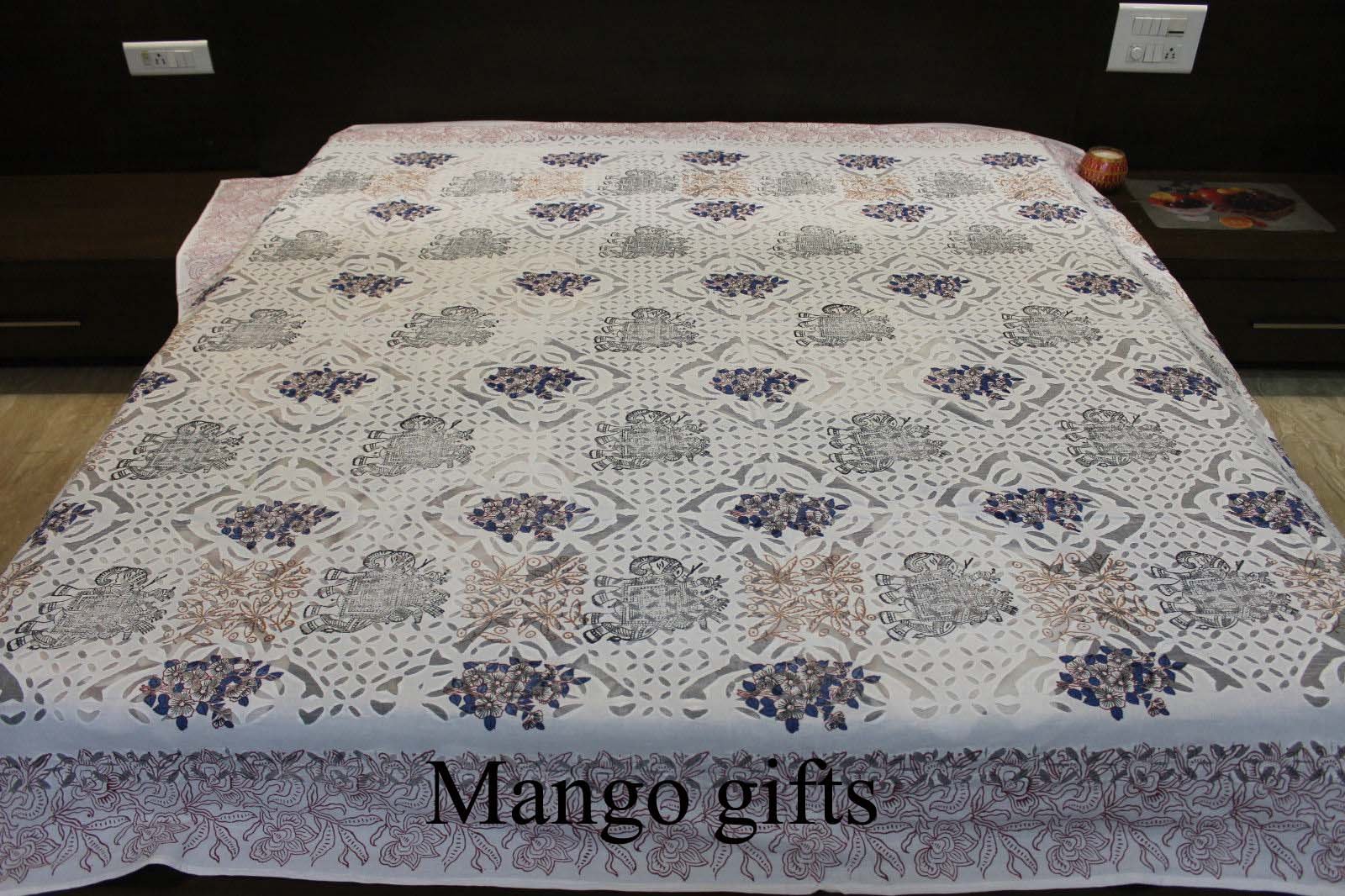 Parure de lit blanche Mango Gifts pour sublimer votre chambre en été