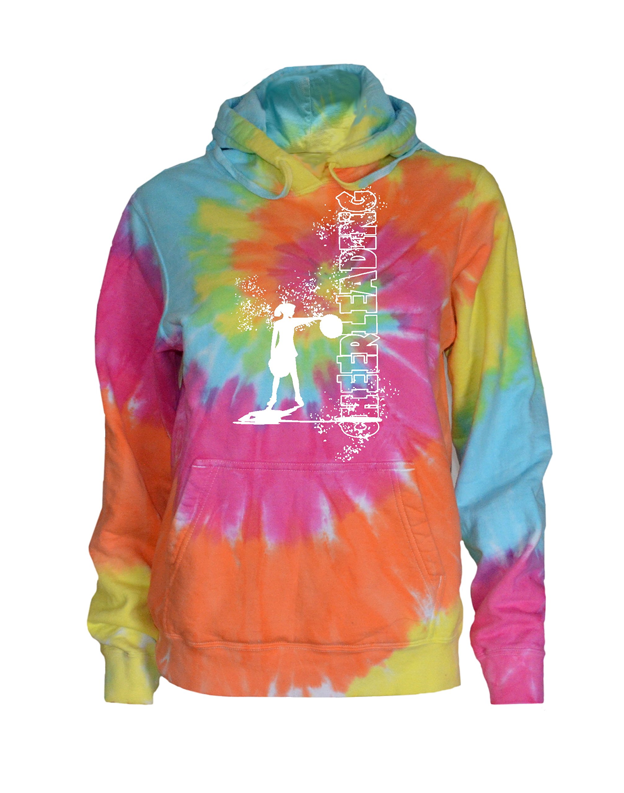 JANT girl Cheerleading Tie Dye Sweatshirt - Cheerleader Logo