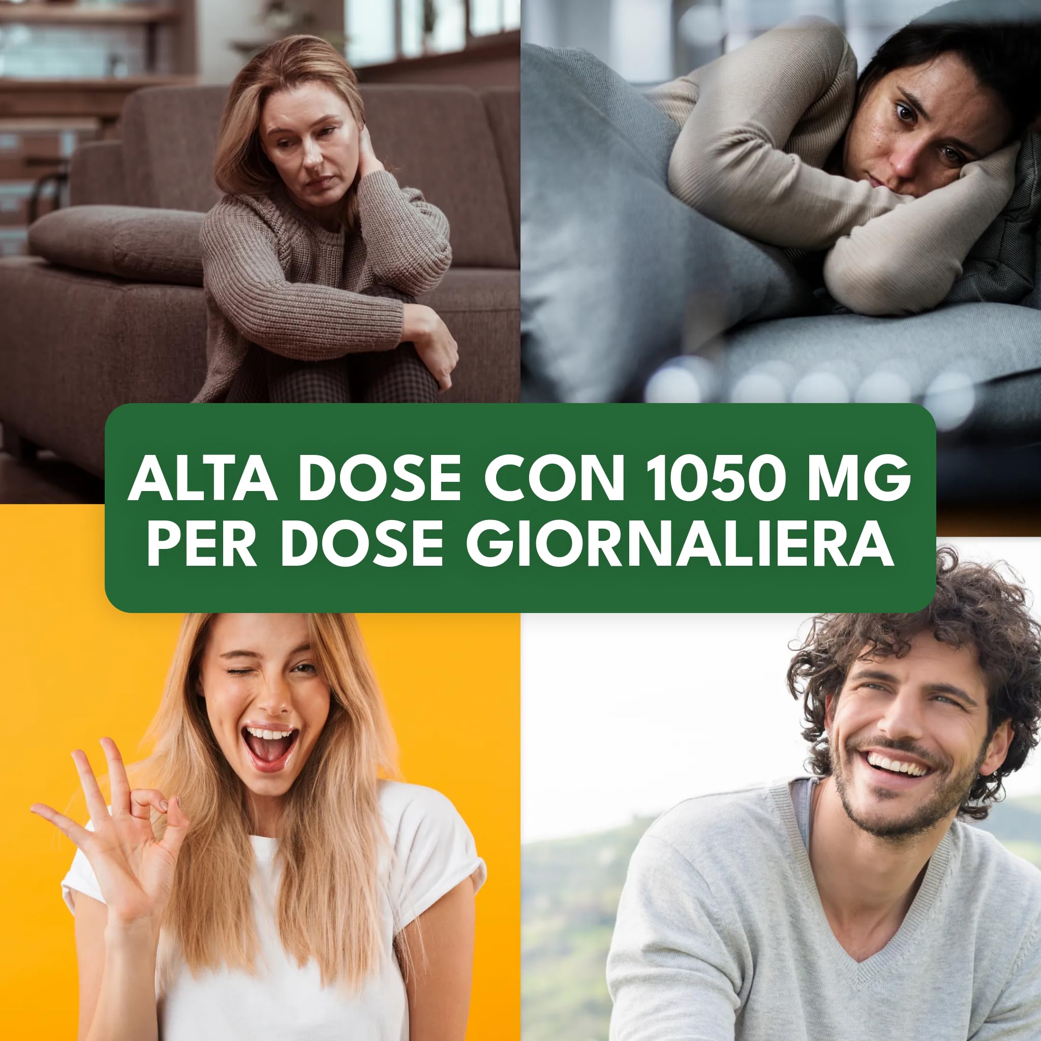 Green Naturals Complesso 7 Funghi Medicinali alta dose – 1 050 mg/dose (150 mg di Reishi, Cordyceps, Shiitake, Maitake, Hericium, Agaricus, Chaga) – vegano, senza additivi – 180 capsule