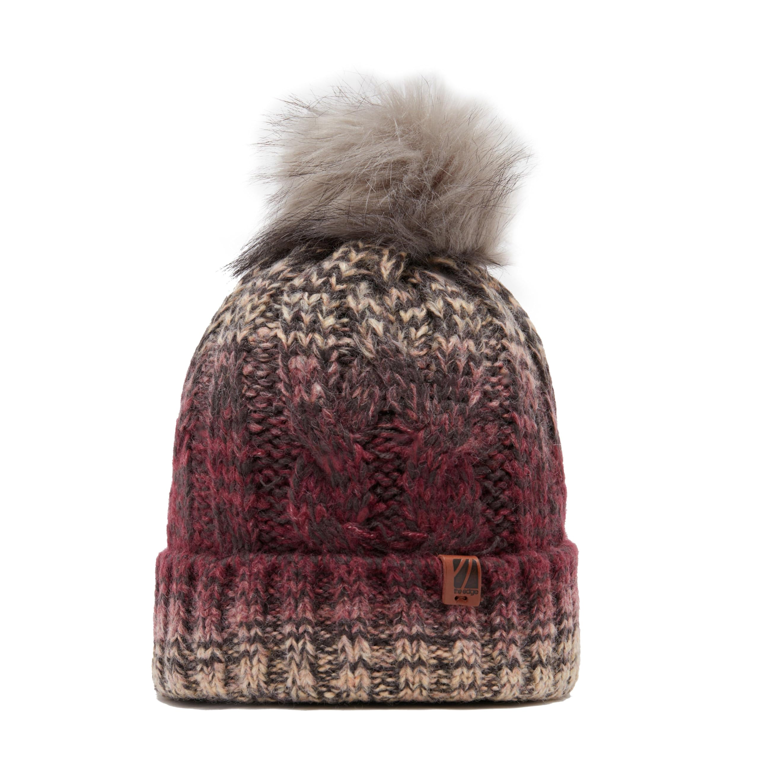 The Edge Women’s Gem Bobble Hat Perfect Winter Accessory