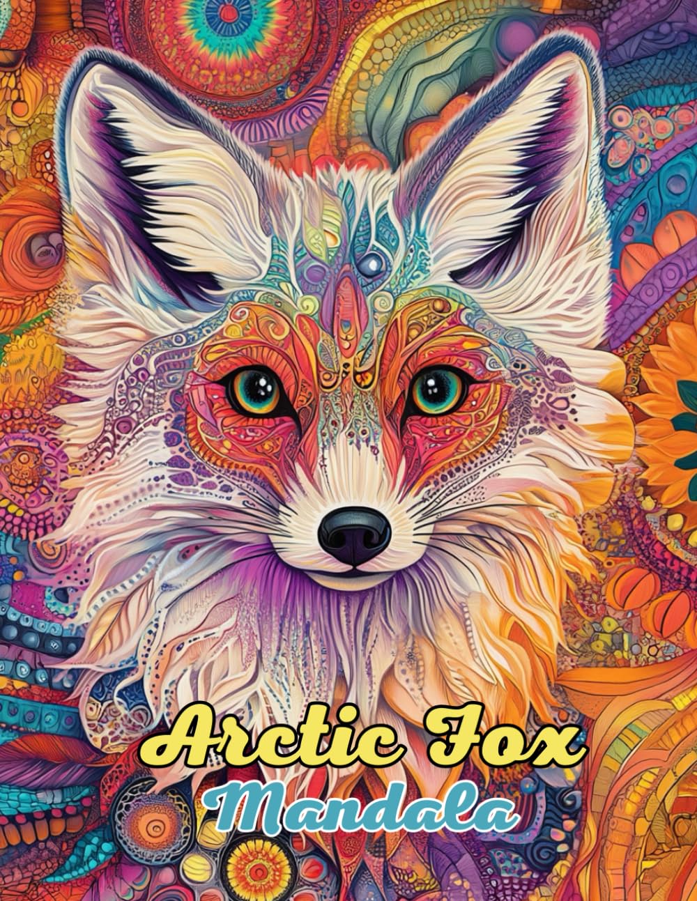 Arctic Fox Mandala Coloring Book: Beautiful and Intricate Animal Mandalas for Relaxation and Creativity: Discover Over 60 Pages of Unique Arctic ... for Stress Relief and Mindful Coloring