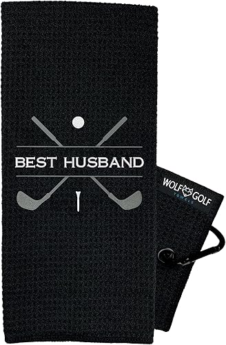 Miniatura 11 de Toalla de golf Best Mom by Par - Accesorios de golf para mujer - Regalos de golf para mujer - Toalla de golf divertida bordada