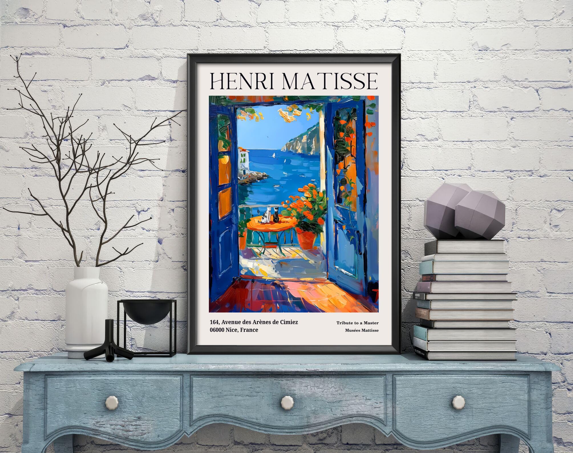 Henri Matisse Windows Print, Henri Matisse Exhibition Print, Henri Matisse Poster, Vintage Matisse Wall Art, Vintage Poster (03c) A2