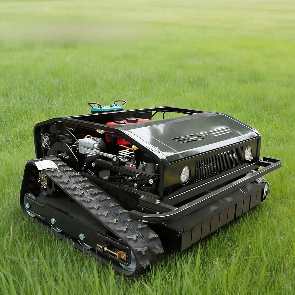 Professional RC Crawler Lawn Mower for Commercial Grass Cutting