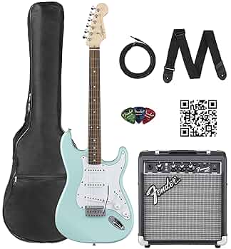 Amazon.com: Fender Squier Stratocaster Electric Guitar
