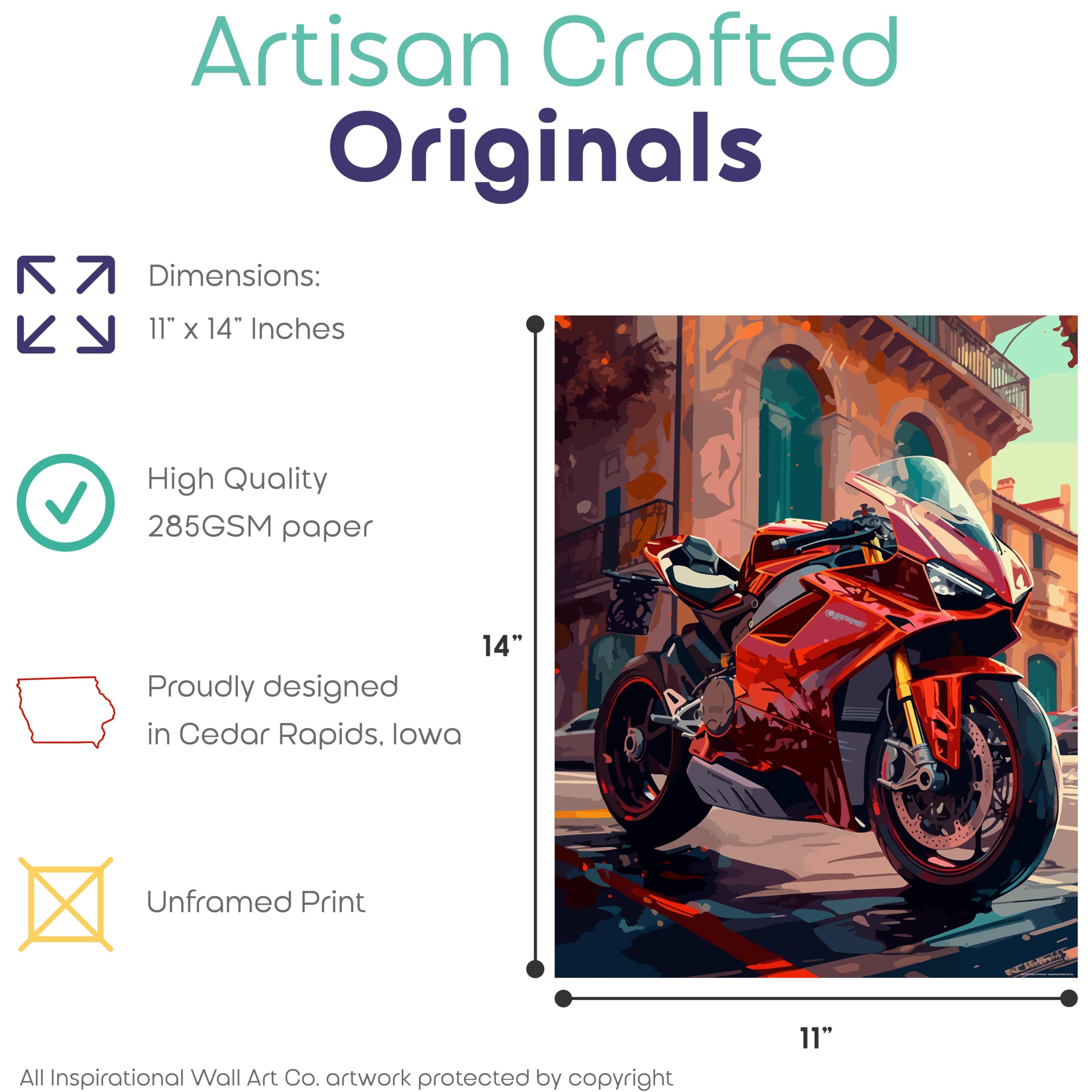 洋書 The Art of Ducati Amazon.com: Inspirational Wall Art Co. - Electric | Ducati
