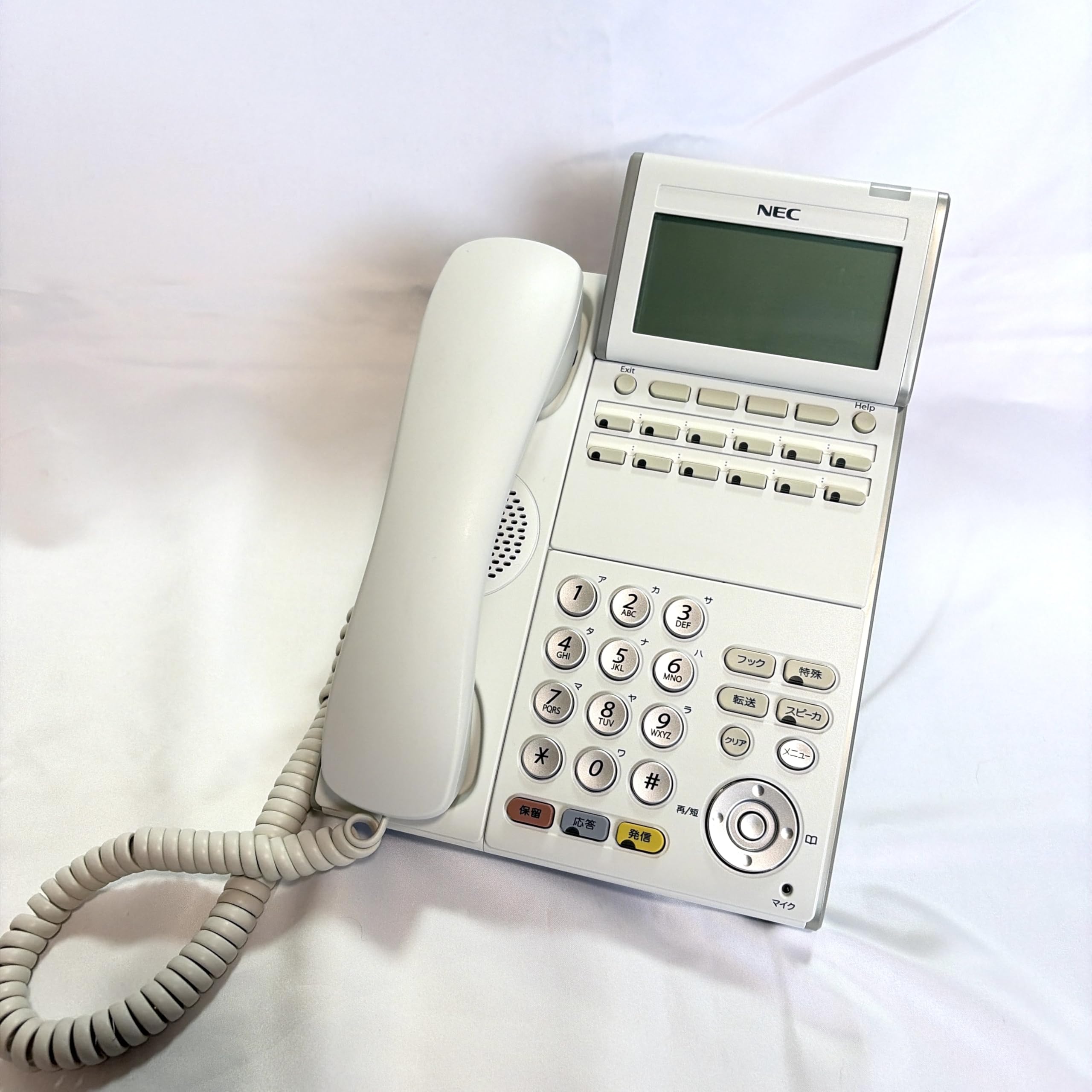 DTL-12D-1D(WH)TEL NEC AspireX 12ボタンデジタル多機能電話機(WH)　ビジネスフォン Amazon | DTL-12D-1D(WH)TEL NEC AspireX 12ボタンデジタル多機能