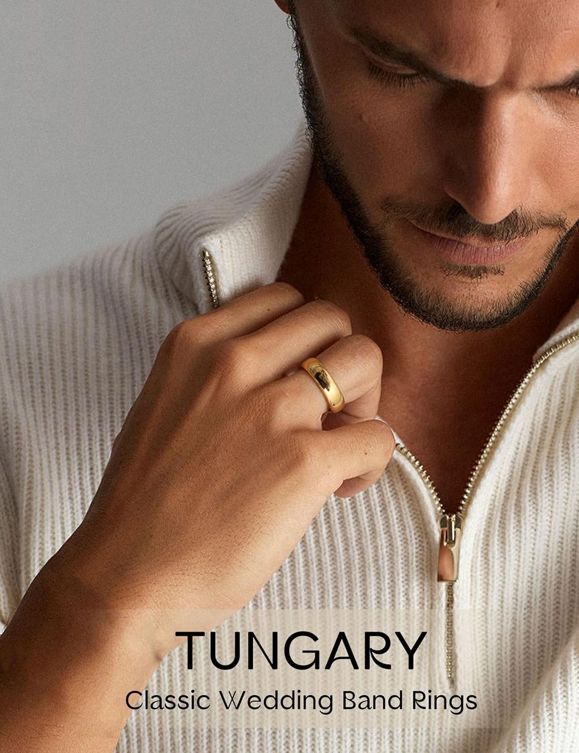 Tungary 2mm 4mm 6mm 8mm Tungsten Wedding Bands Rings 18K Gold Plated Stackable Rings for Women Men Promise Engagement Ring Domed High Polish Gold Ring Not Tarnished Jewelry Comfort Fit 6-12 - Image 6