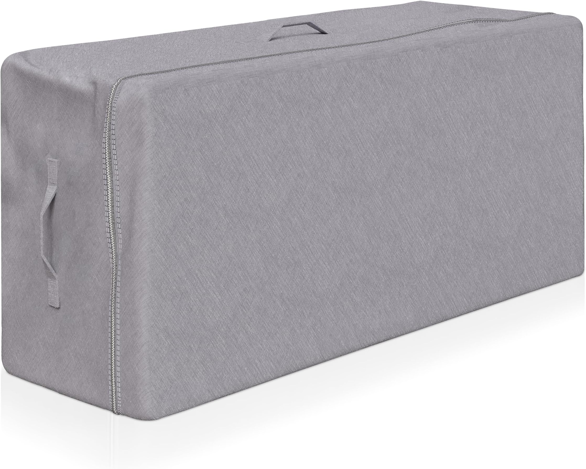 Milliard Polyester Carry Case for Tri-Fold Mattress, Fits up to 6 inch Queen (58 inches x 26 inches x 18 inches), Grey