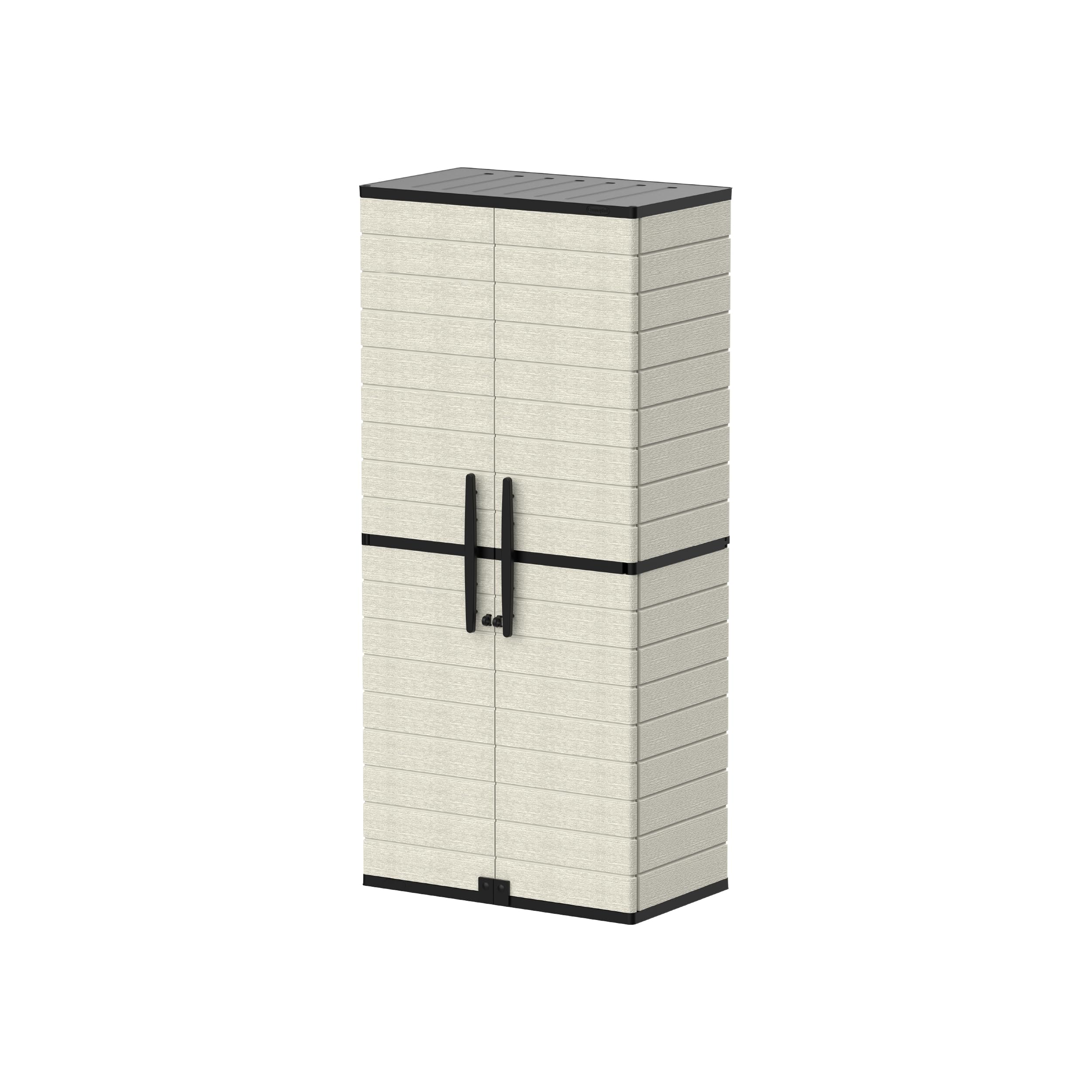 Cosmoplast Cedargrain Vertical Storage Tall Cabinet