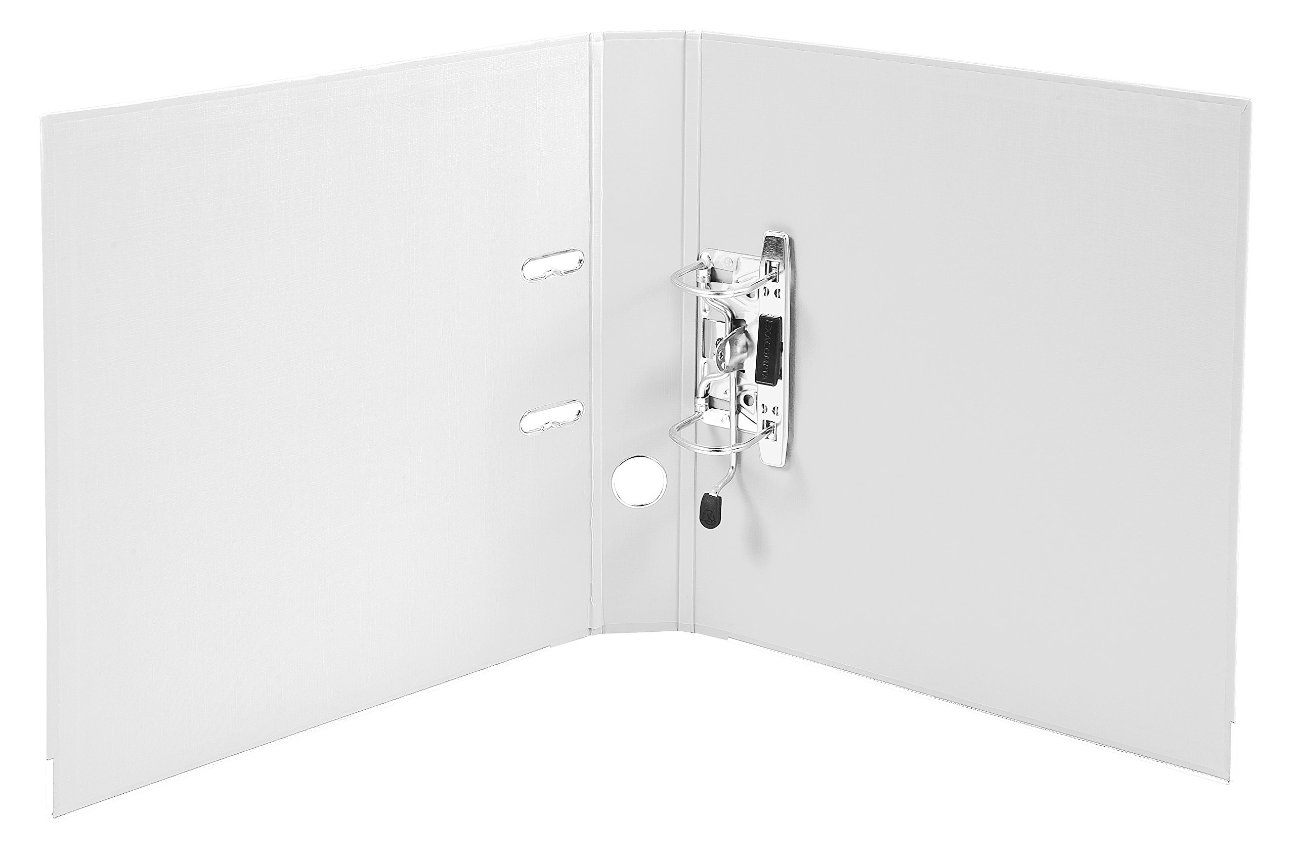 Exacompta - Réf. 53148E - Carton de 10 classeurs à levier A4 MAXI Prem'Touch - Dos 50 mm - Mécanique 55 mm - Dimensions extérieures : 32 x 30 x 5 cm - Format à classer A4 maxi - Coloris : Blanc