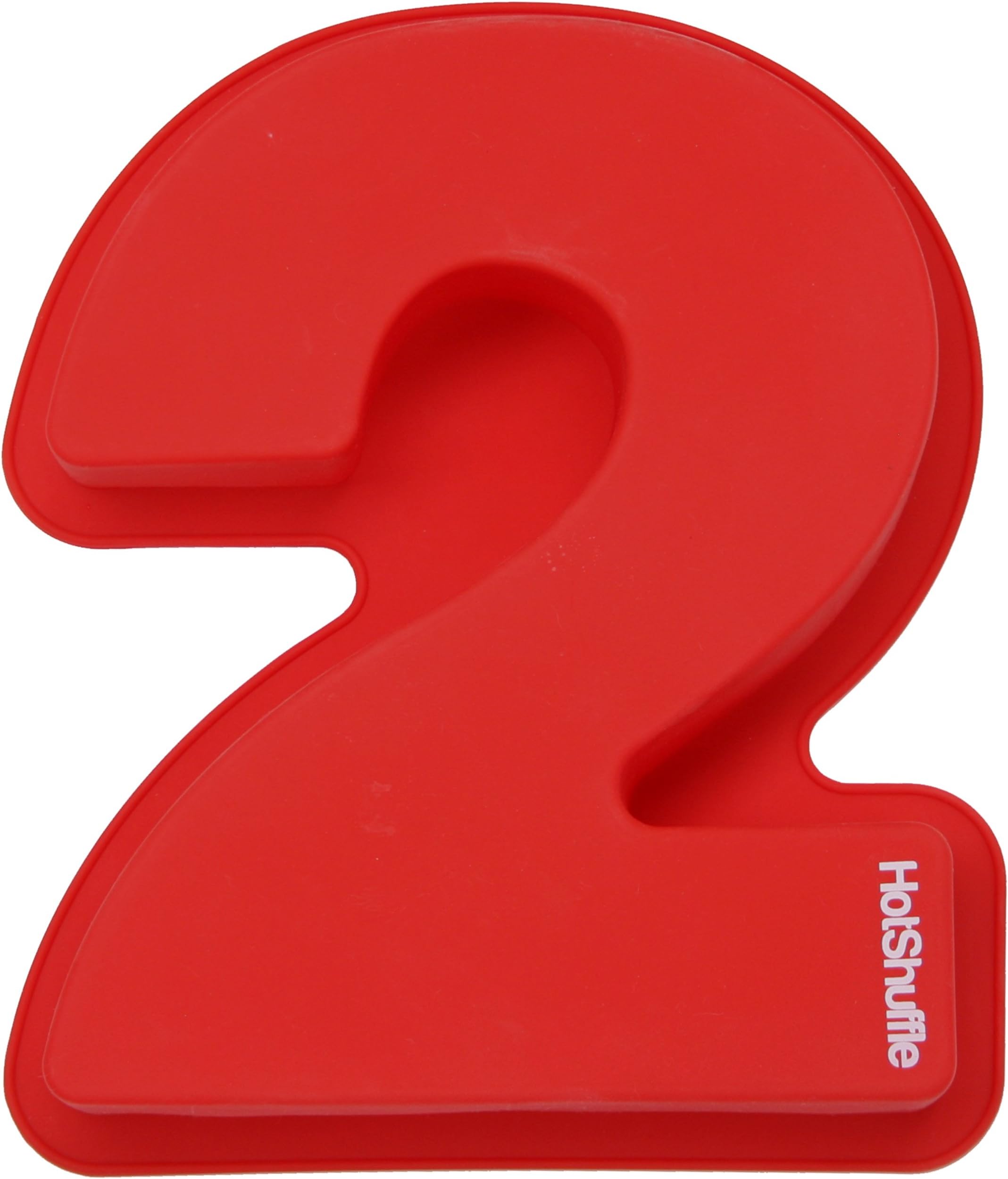 13 Inch (33cm) XL Silicone Number Cake Tin Mould Baking Birthday Anniversary (Number 2)