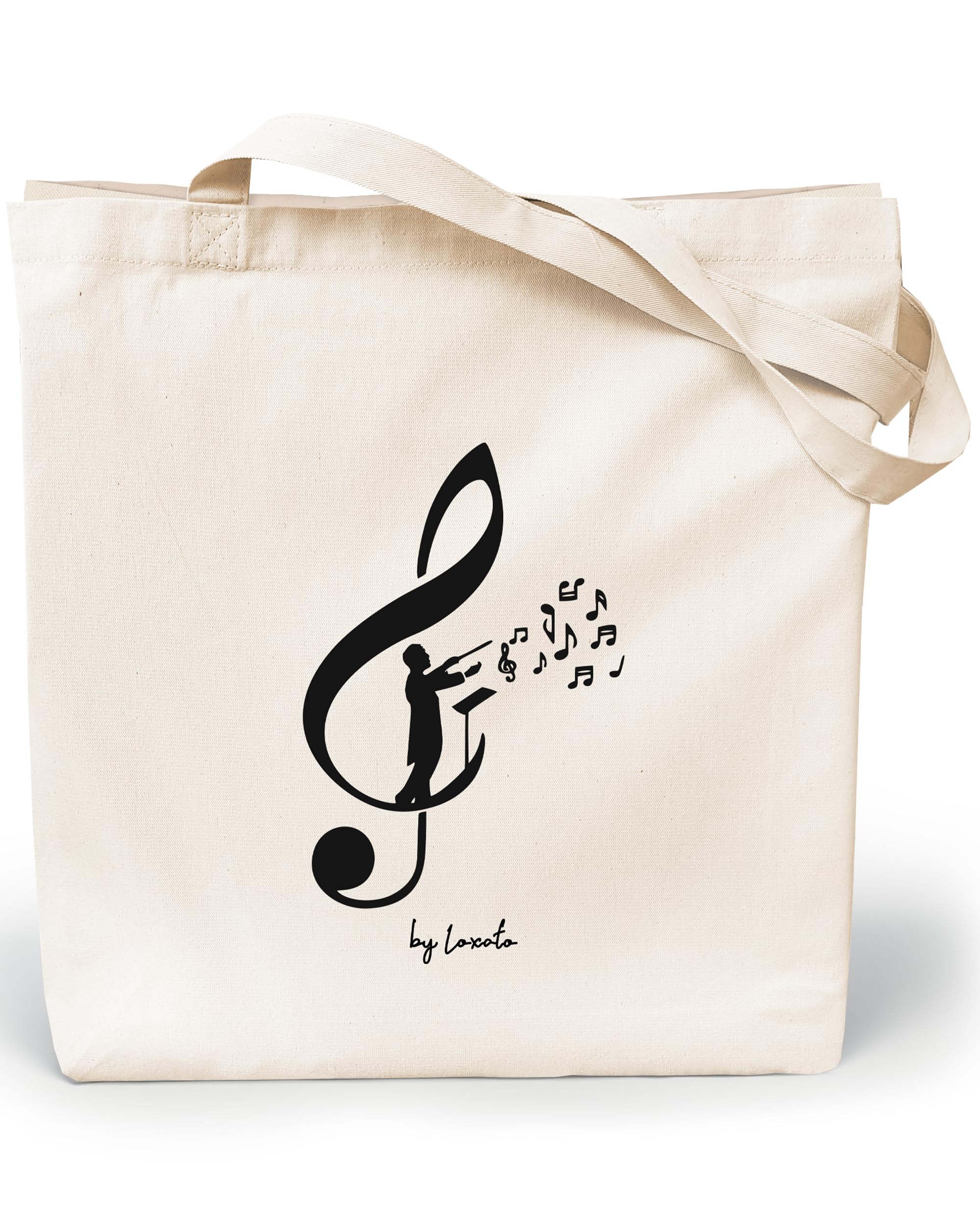 Bolsa Tela Tote Bag - Bolsos Bandolera Mujer - Bolsas de Algodón Natural 100% Reutilizables - Extra Ancho 8cm Asas Largas 70cm 220 gr/m2 - Bolsas de Tela Bonitas — view 38