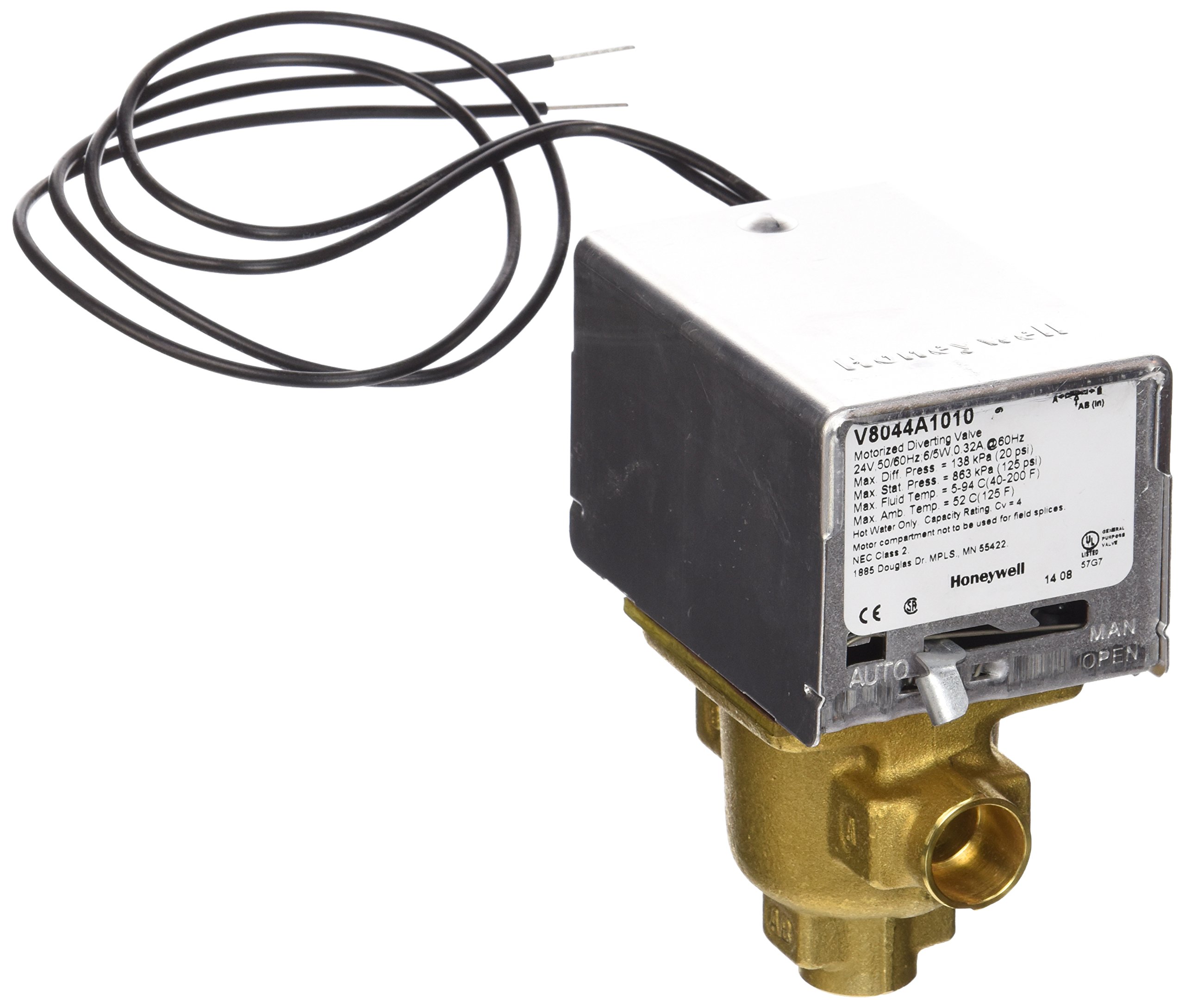 Amazon.com: Honeywell V8044A1010 Electric Zone Valve : Industrial