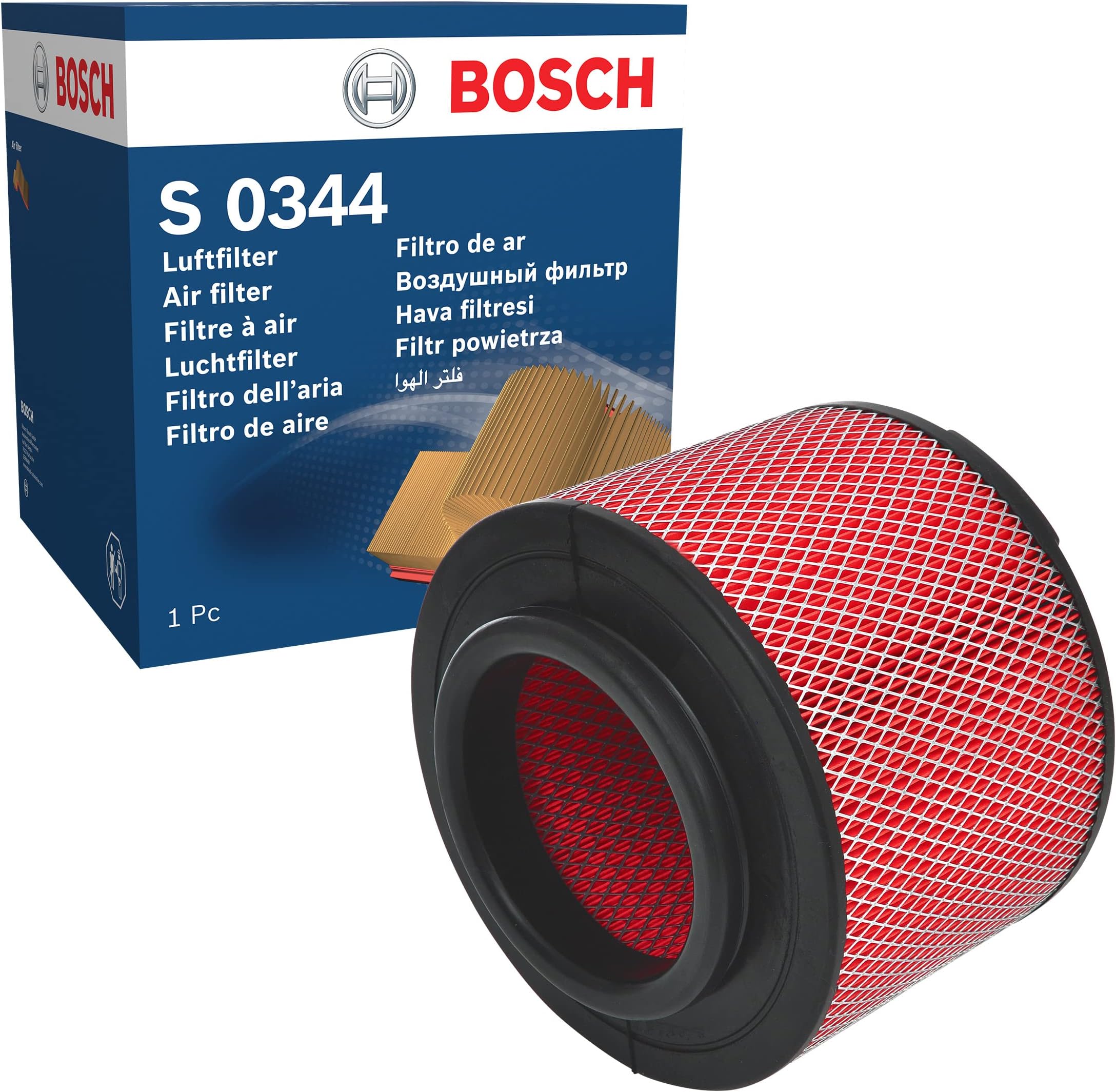 Filtre à Air Auto Bosch S3579 - 1457433579 - Haute Filtration, Résistant à L'Humidité, Conforme Pièces D'Origine