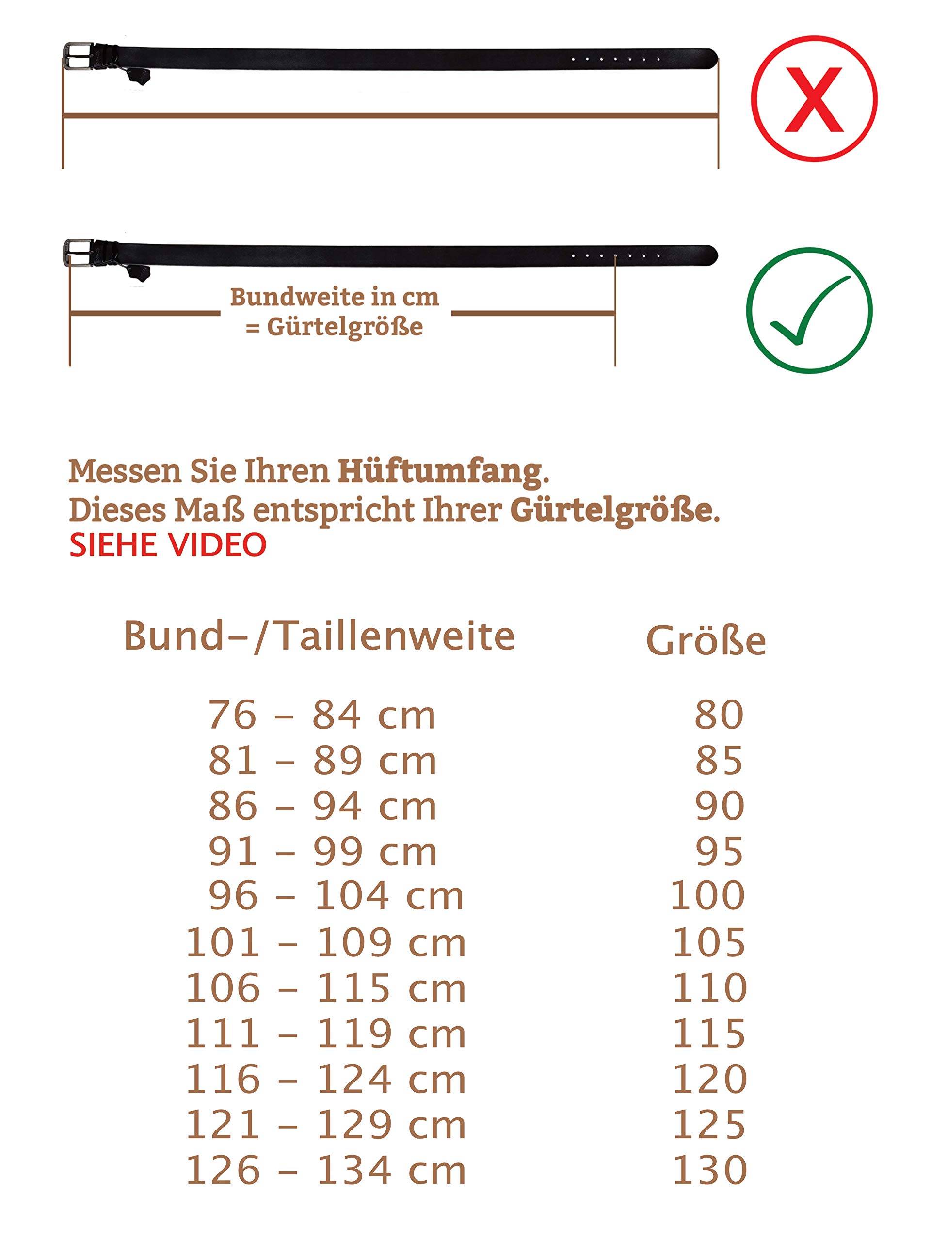 Premium Ledergürtel Herren Carbon - Made in Germany mit Geschenkbox - Echtleder Gürtel 40mm