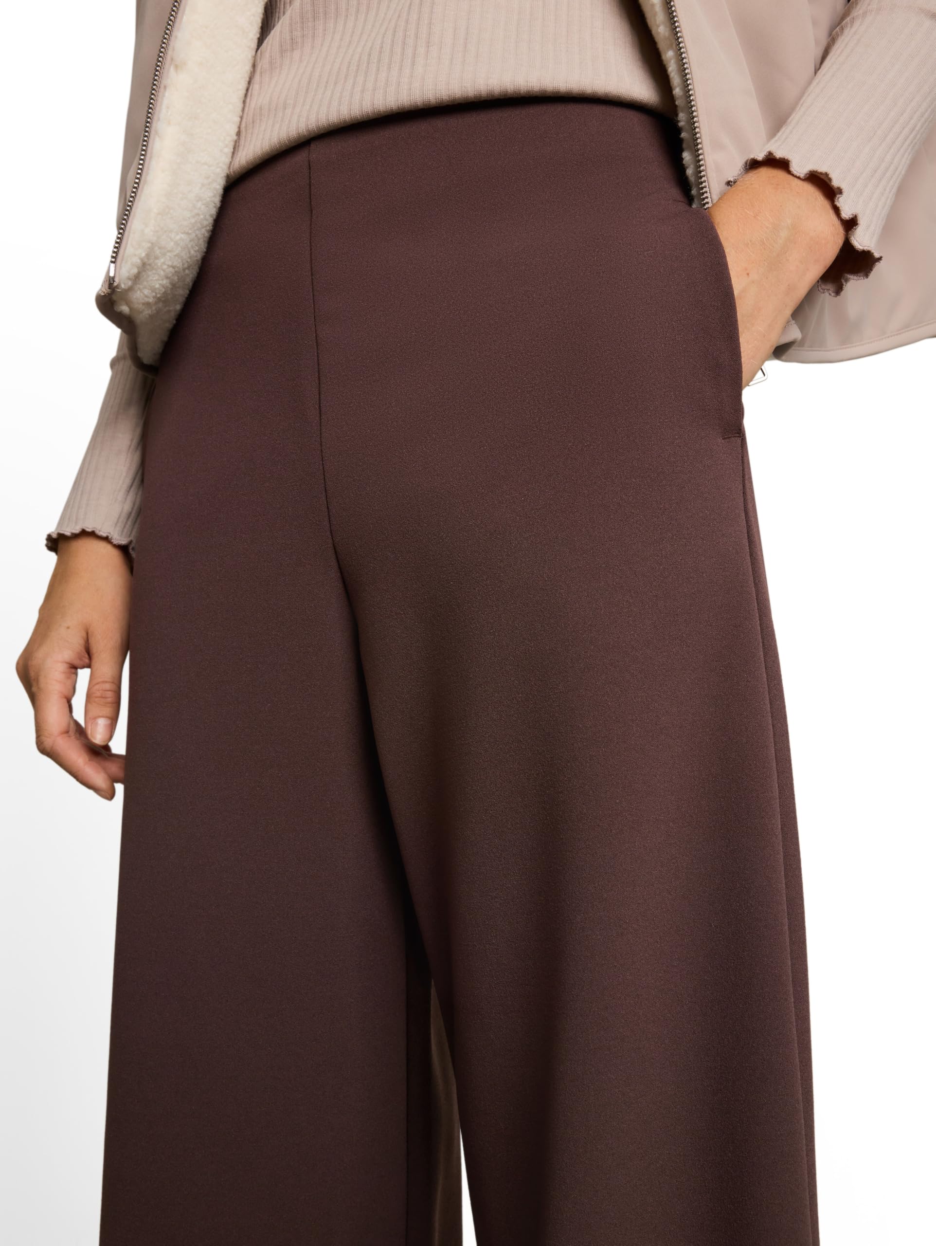 Tom Tailor Damen High Waist Culotte Hose 1042304